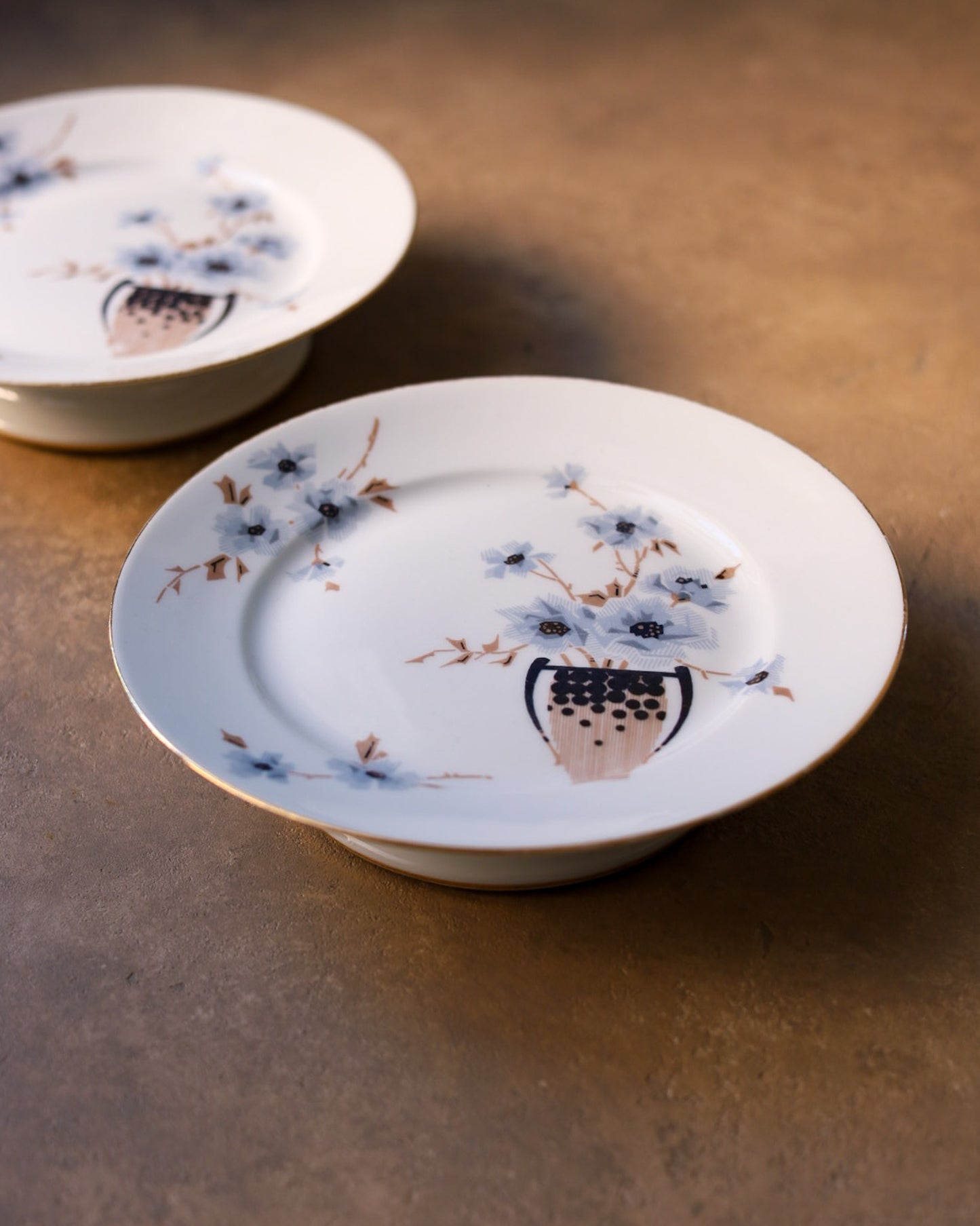 Grande servizio di piatti Limonges da 10 coperti con doppi piatti 69 pezzi