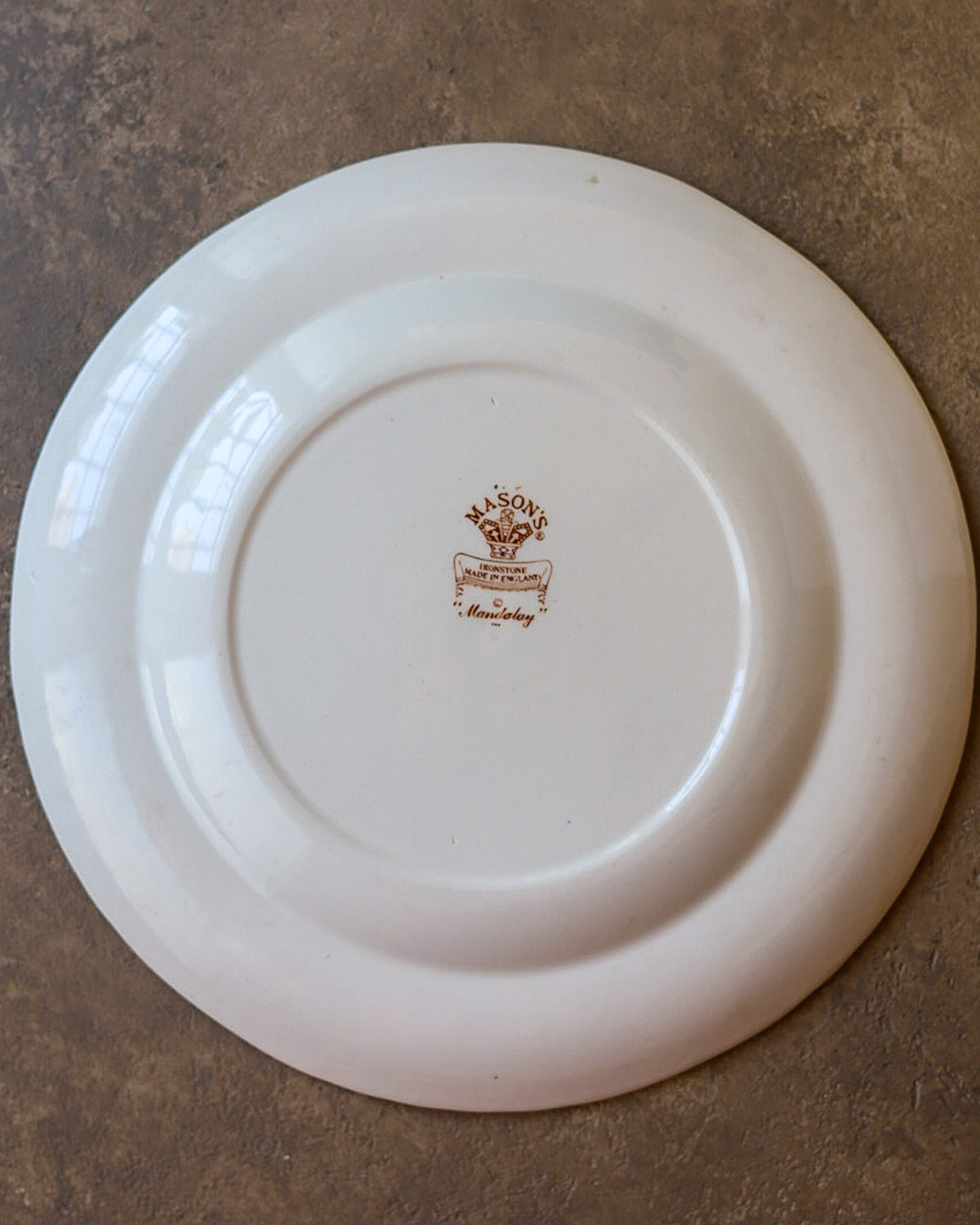 Set di Sei Piatti Mason's "Mandalay", Ironstone a Decoro Mandalay, Prima Metà del Novecento – Anni Sessanta