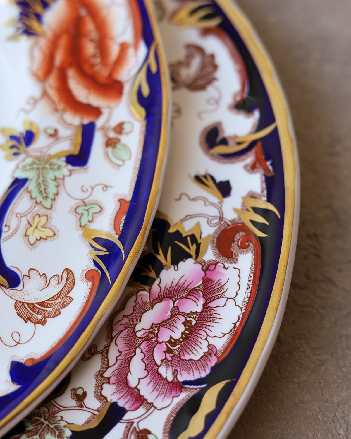 Set di Sei Piatti Mason's "Mandalay", Ironstone a Decoro Mandalay, Prima Metà del Novecento – Anni Sessanta