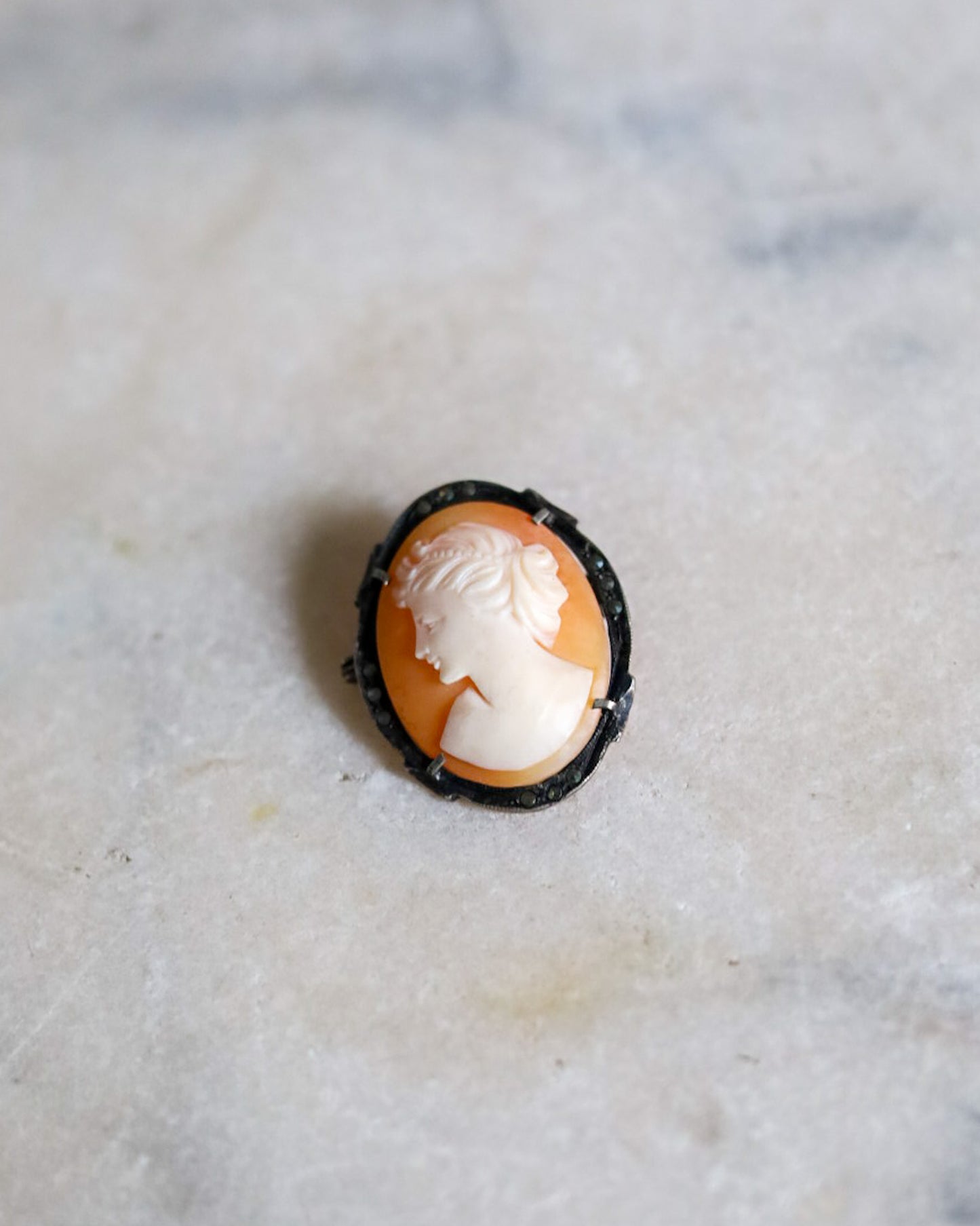 Cammeo montato in argento