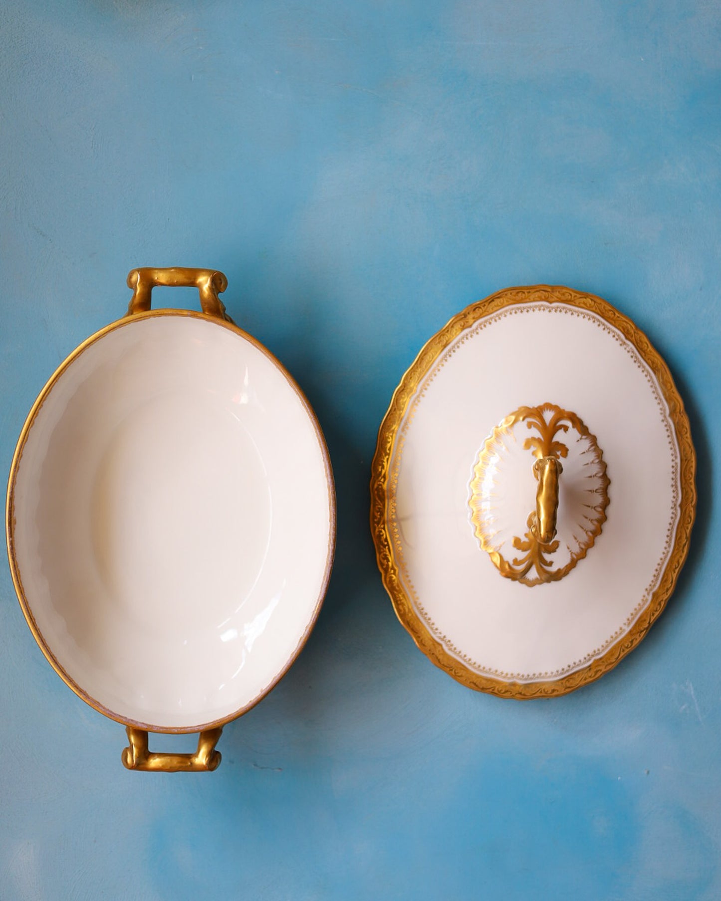 Servizio da Tavola Completo in Porcellana di Limoges – Manifattura Rouard, Francia