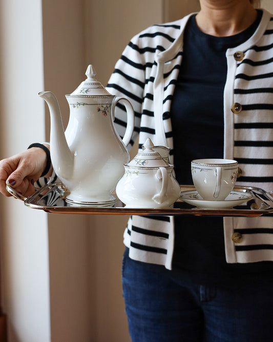 Servizio caffè in porcellana Royal Grafton decoro camille da 12