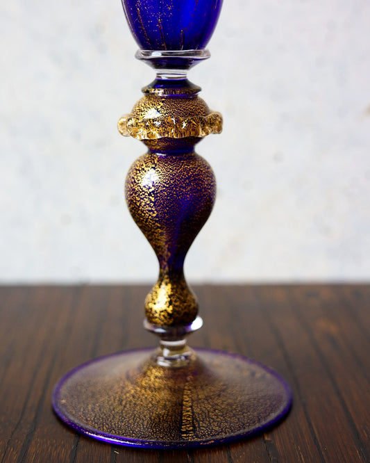 Bicchiere da collezione Gabbiani flutes con oro zecchino