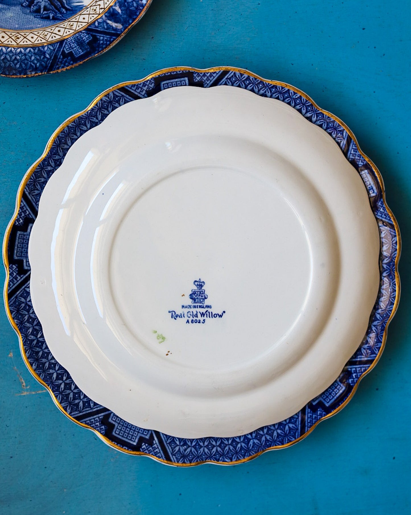 Set di piatti da 12 inglesi decoro willow