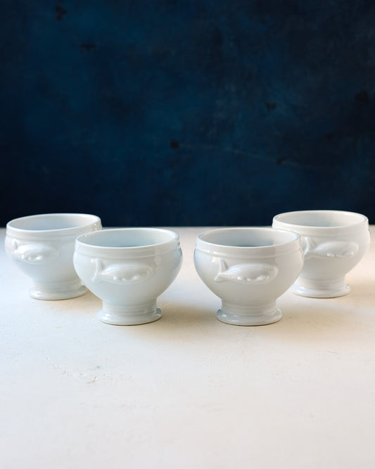 Cocotte limoges porcellana bianca