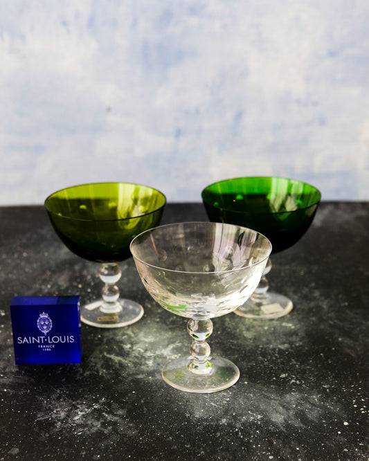 tre coppe macedonia cristallo saint louis