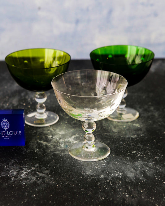 tre coppe macedonia cristallo saint louis