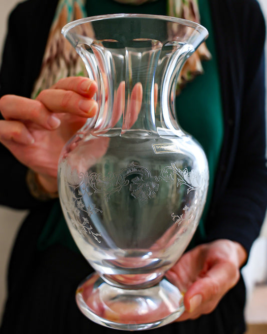 Vaso cristallo Saint Louis