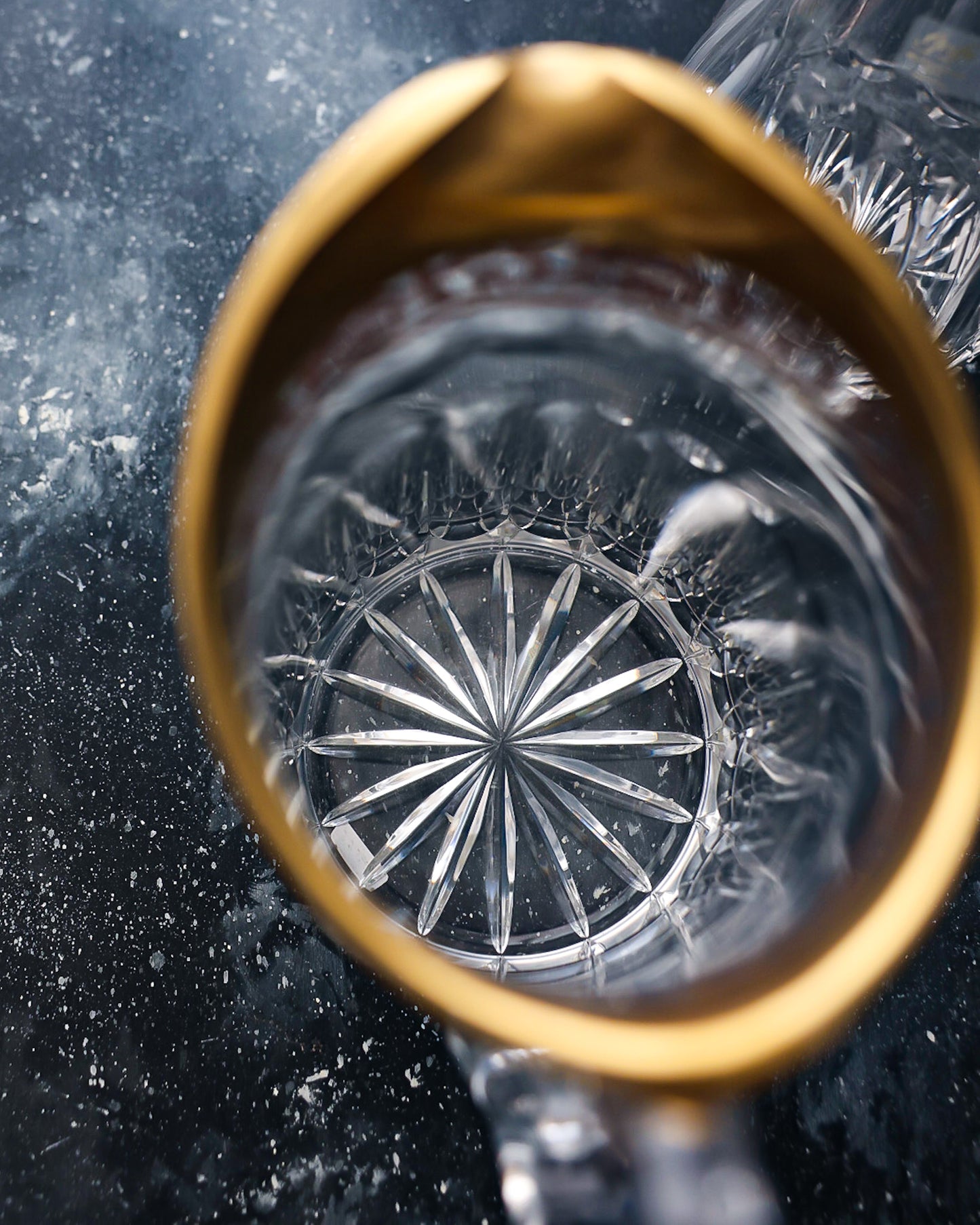 Bottiglia e brocca in cristallo La griffe Milano