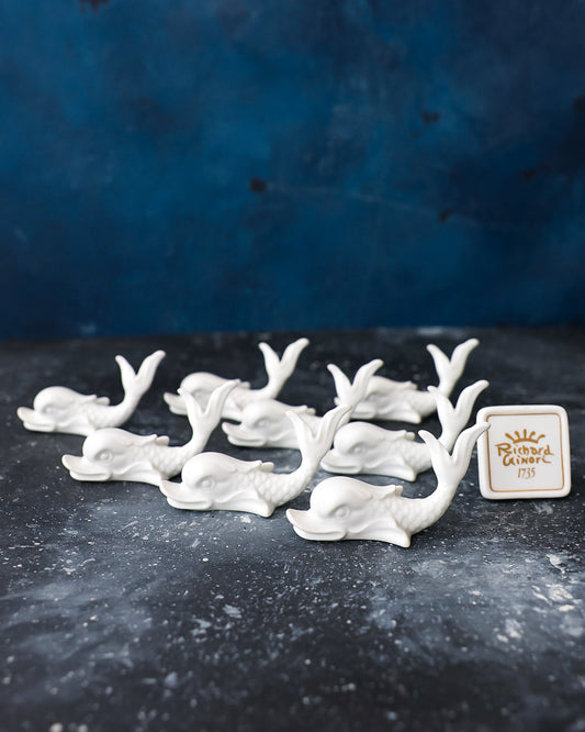 set poggiaposate porcellana Ginori a pesce