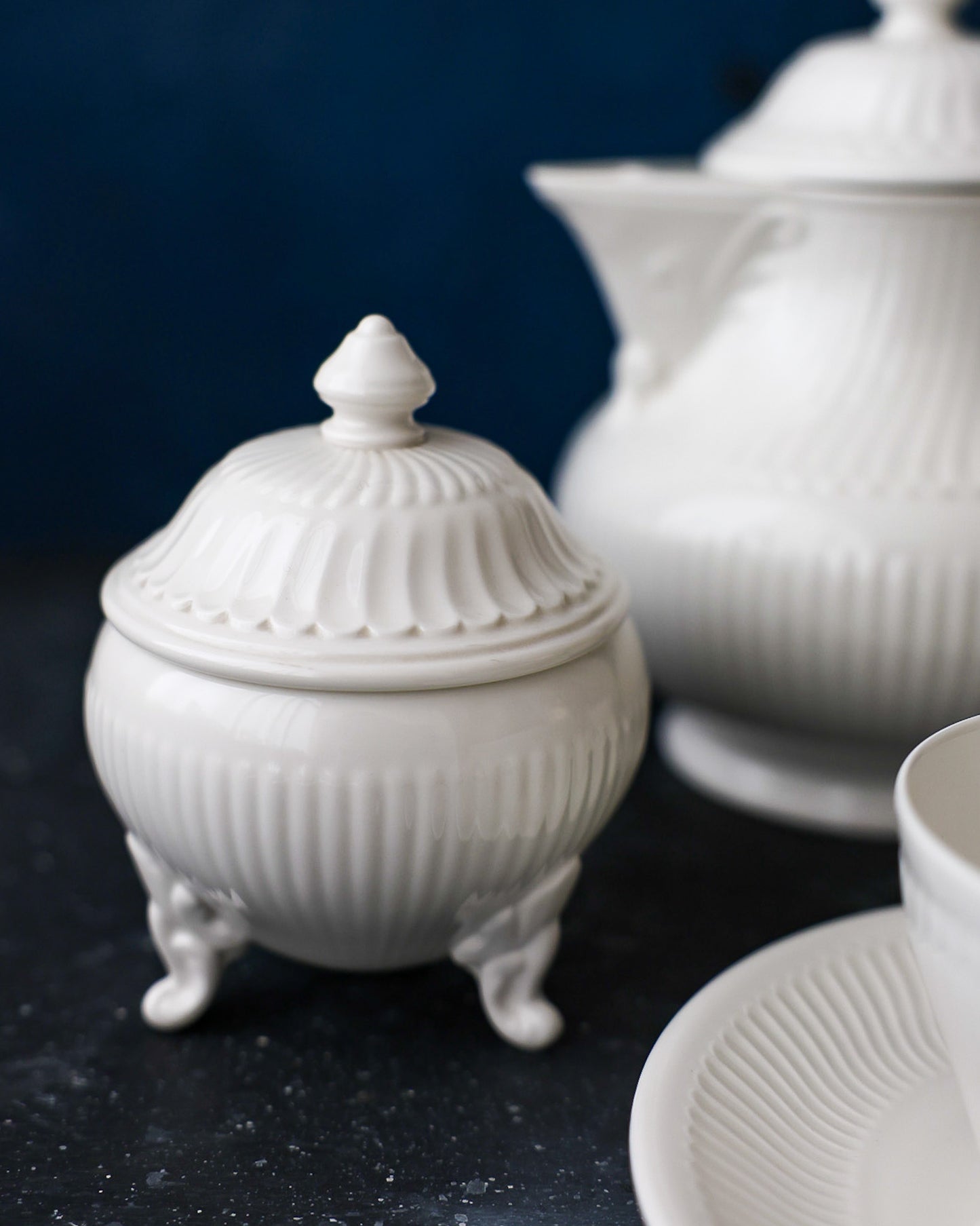 Set da caffè e tè da 6 e 12 Villeroy and Boch porcellana bianca