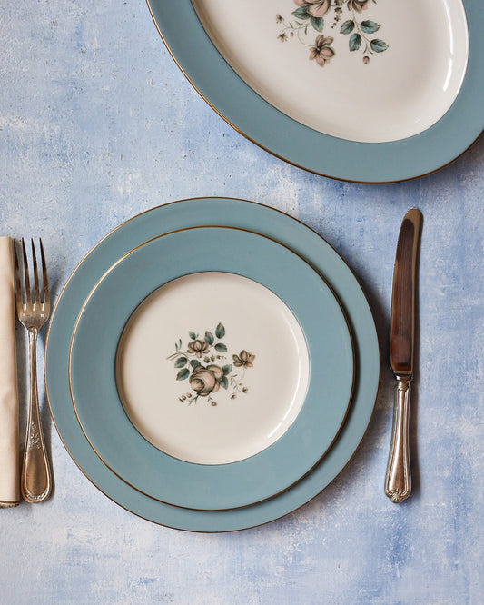 Servizio da 12 porcellana inglese Royal doulton rose elegant