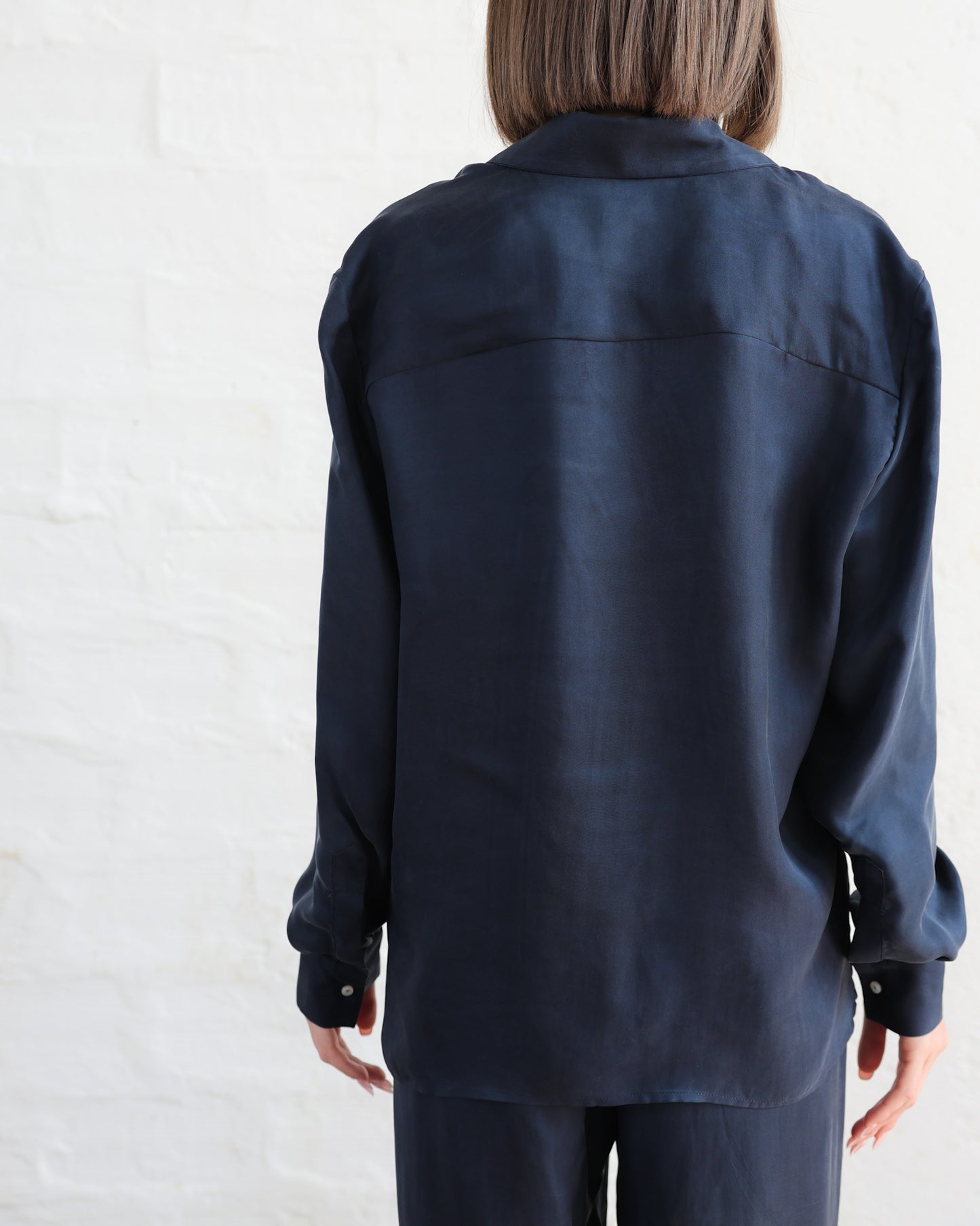Camicia in Twill di Pura Seta — Manifattura Artigianale Made in Italy