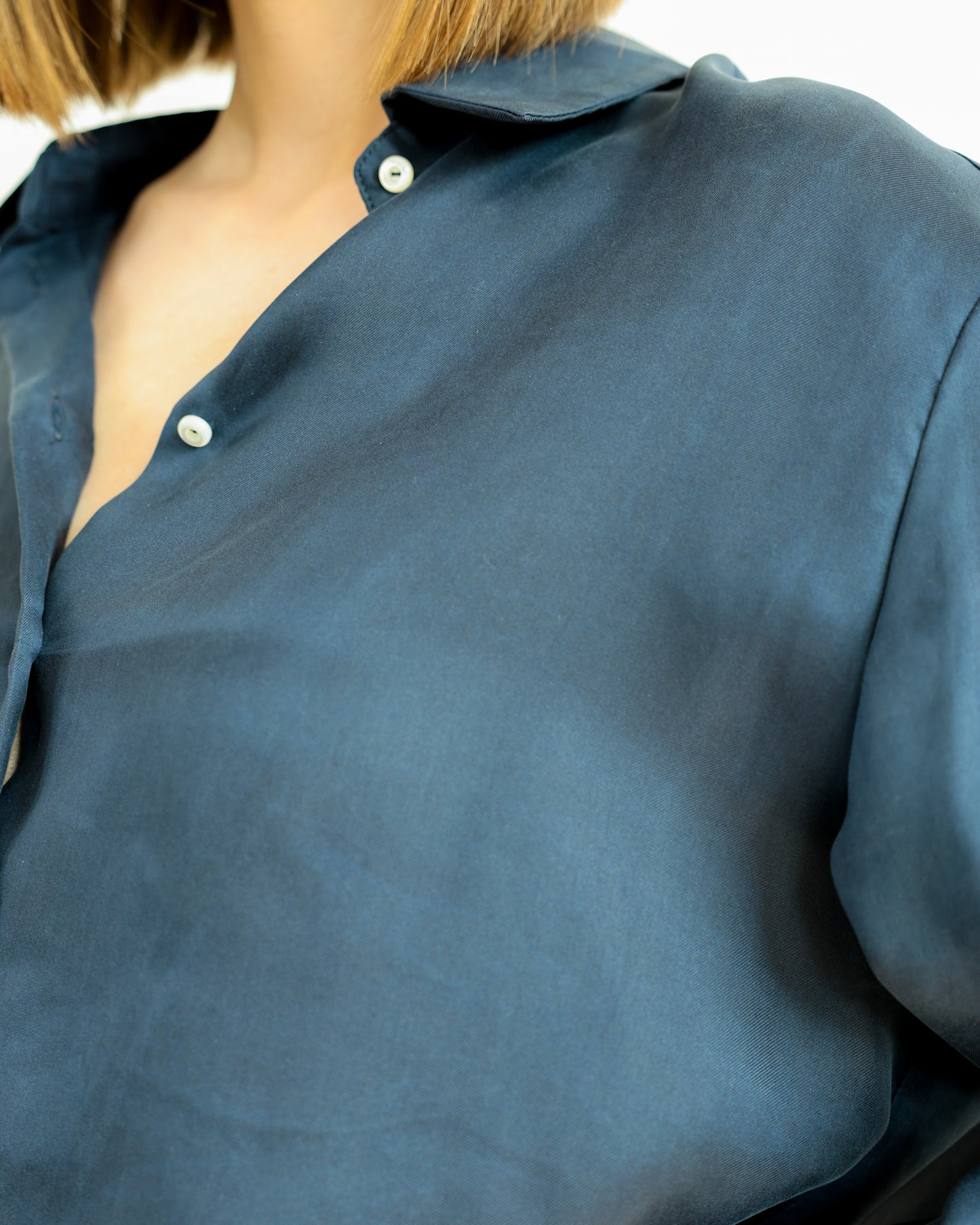 Camicia in Twill di Pura Seta — Manifattura Artigianale Made in Italy