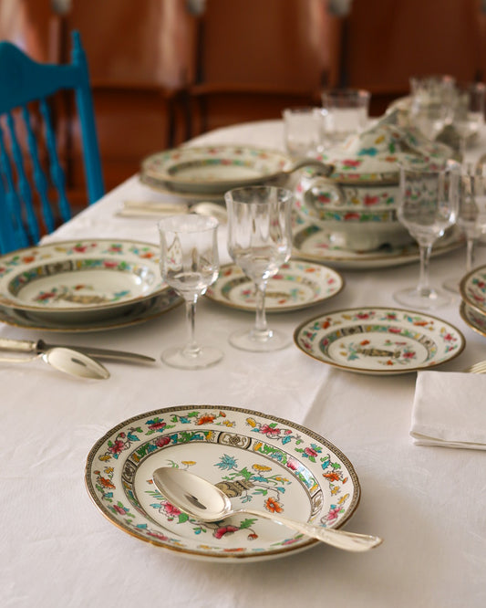 Servizio di piatti da 6 coperti Royal Doulton decoro cineseria primi 900