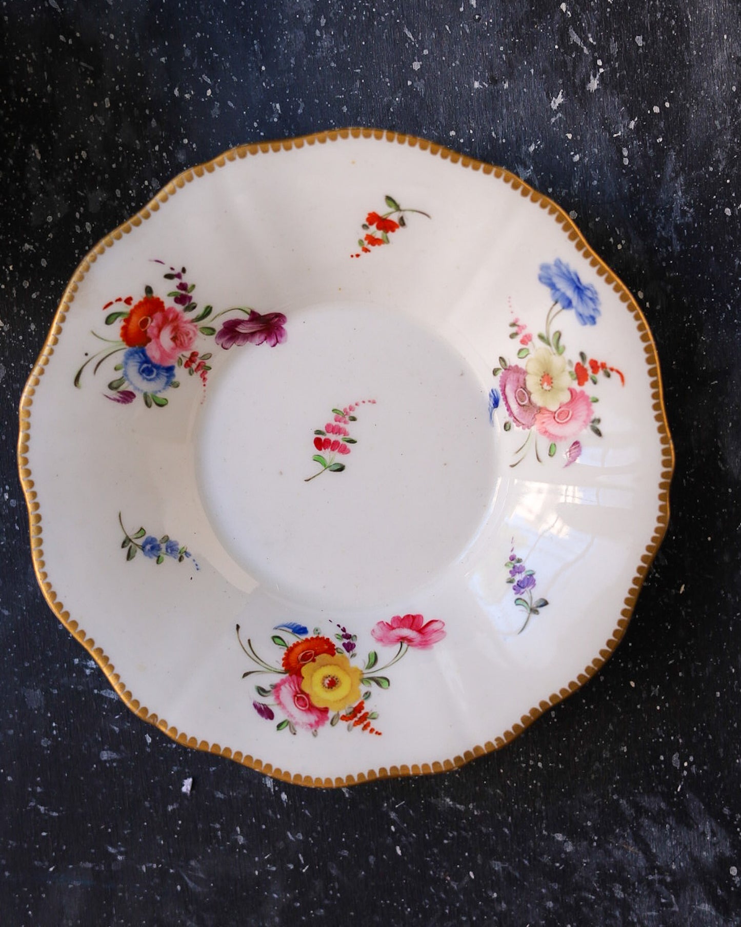 tazza antica primi 800 dipinta a mano piccoli fiori