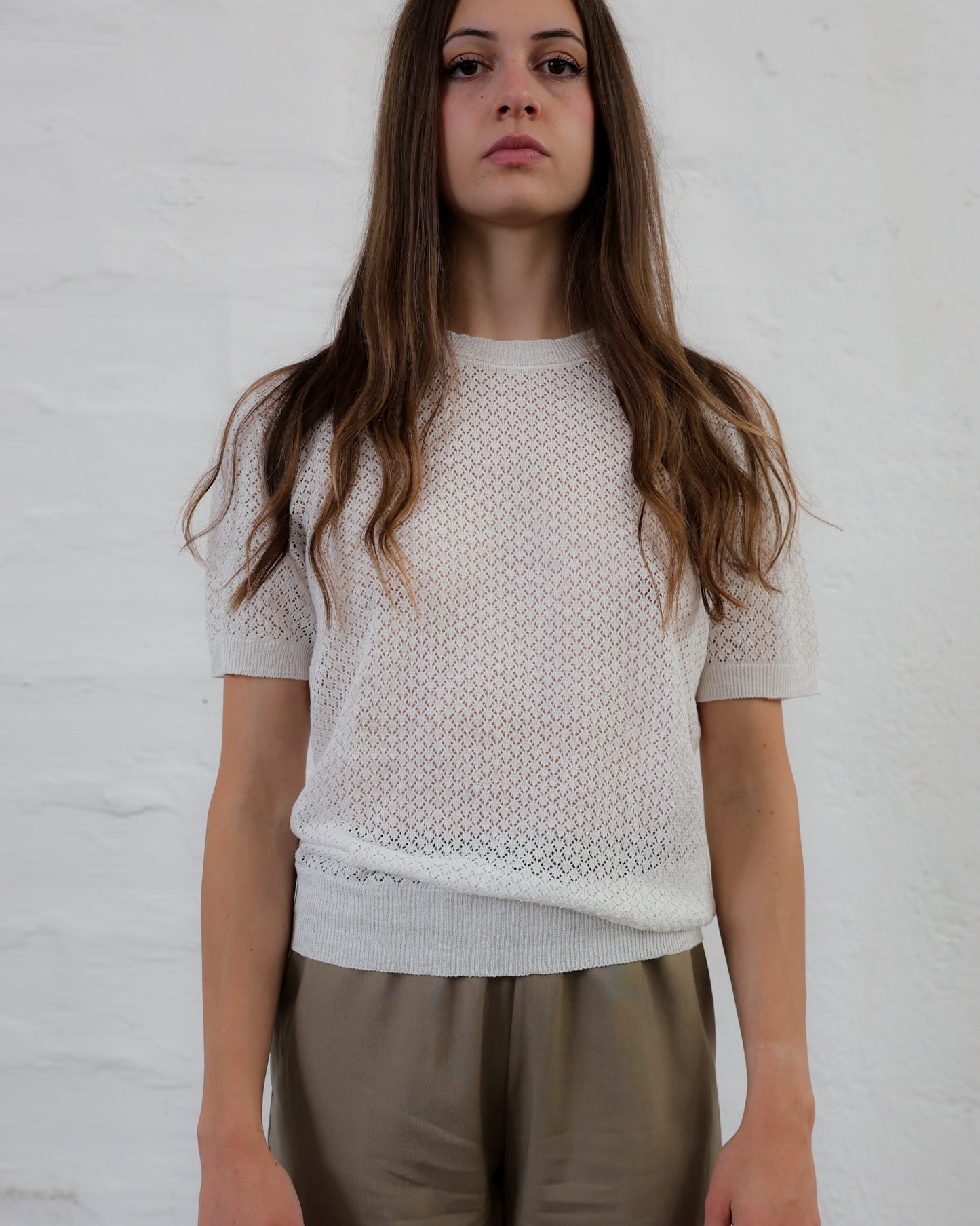 MIRZA 26.26 — Maglia Traforata in Canapa 100% — Filatura Toscana, Maglificio Veneto, Made in Italy