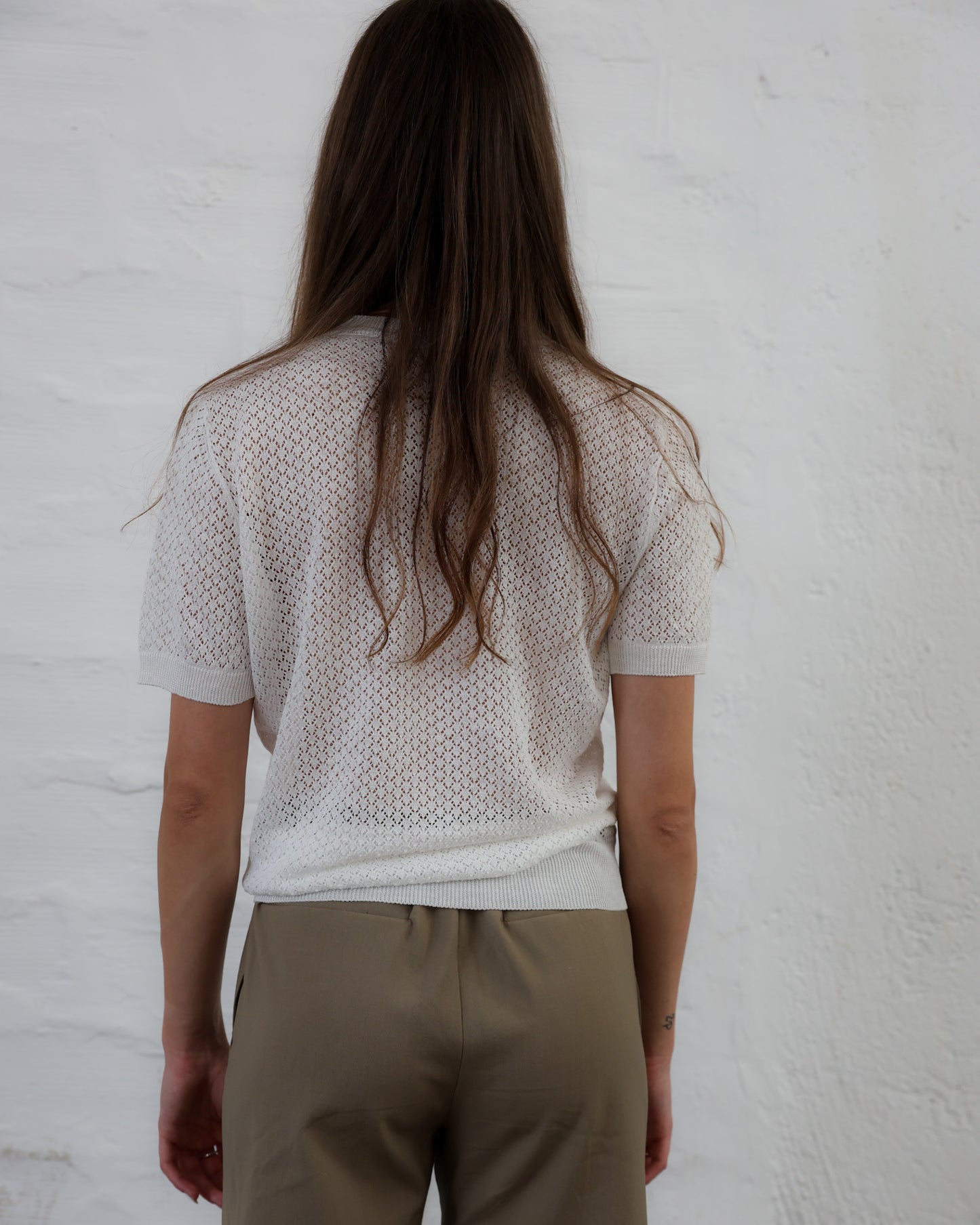 MIRZA 26.26 — Maglia Traforata in Canapa 100% — Filatura Toscana, Maglificio Veneto, Made in Italy
