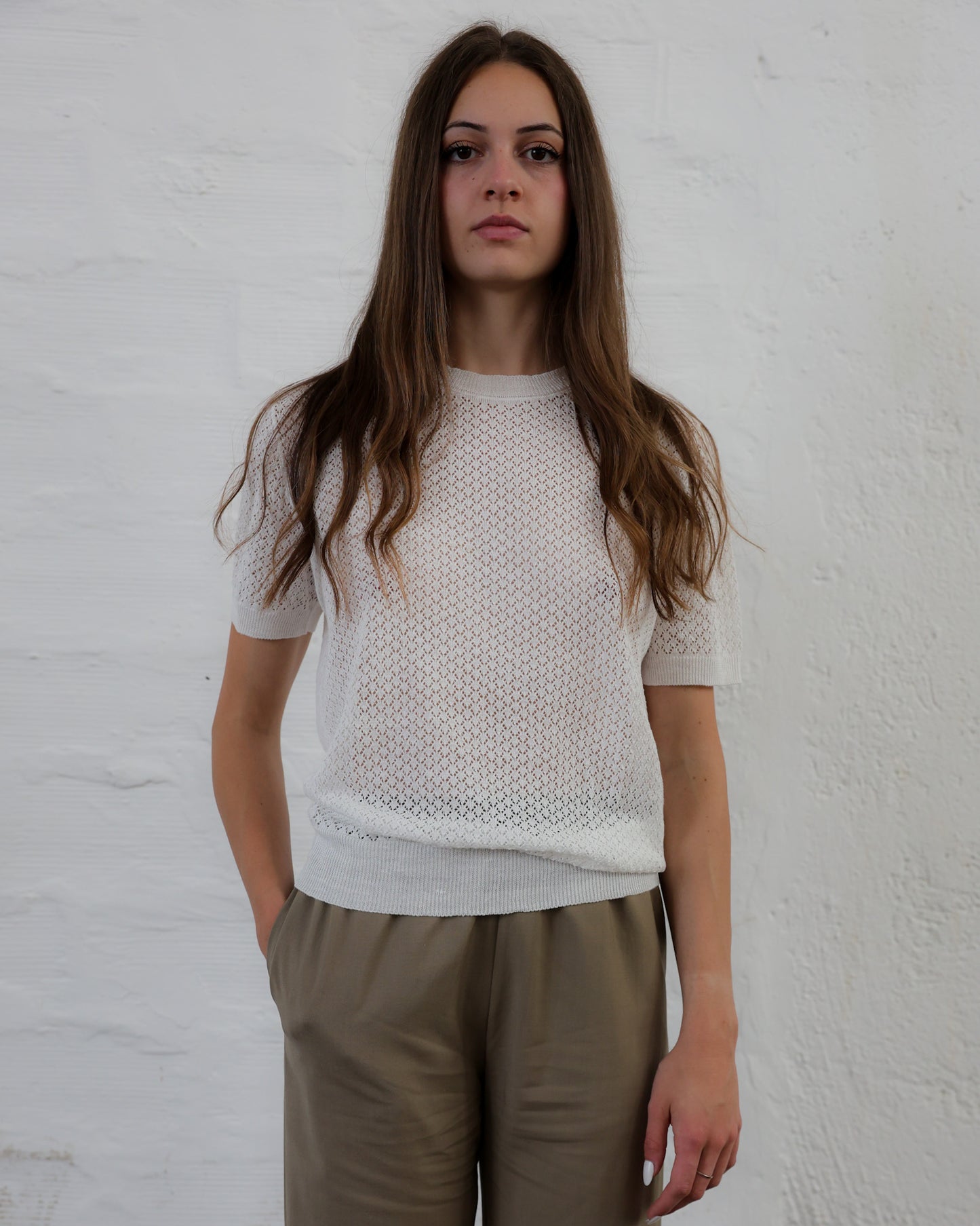 MIRZA 26.26 — Maglia Traforata in Canapa 100% — Filatura Toscana, Maglificio Veneto, Made in Italy