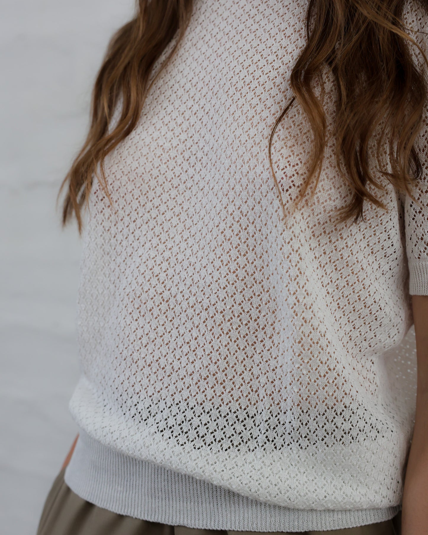 MIRZA 26.26 — Maglia Traforata in Canapa 100% — Filatura Toscana, Maglificio Veneto, Made in Italy