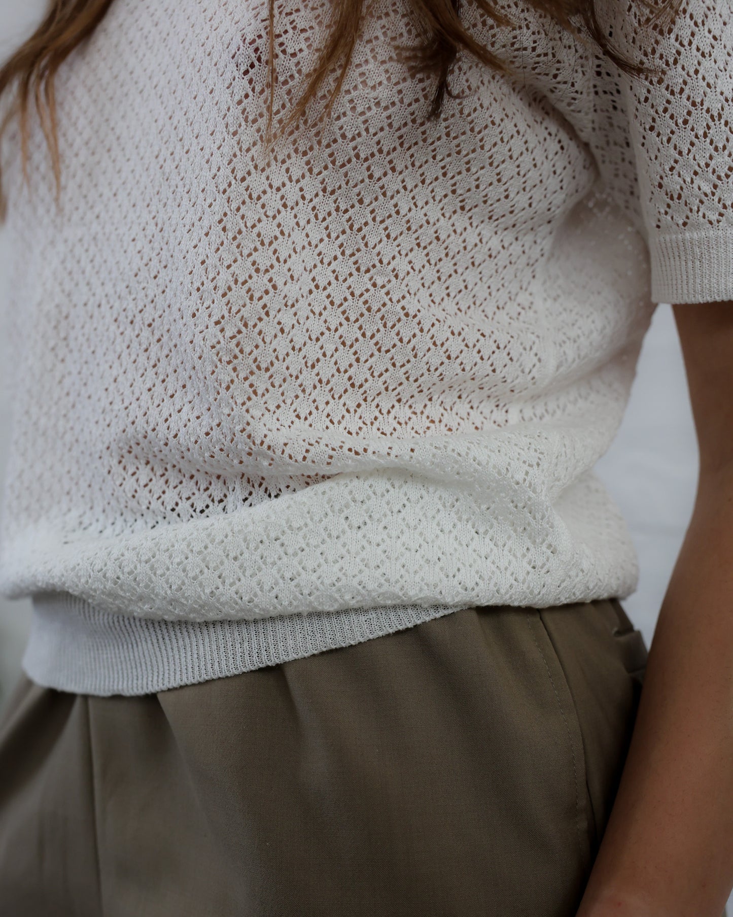 MIRZA 26.26 — Maglia Traforata in Canapa 100% — Filatura Toscana, Maglificio Veneto, Made in Italy