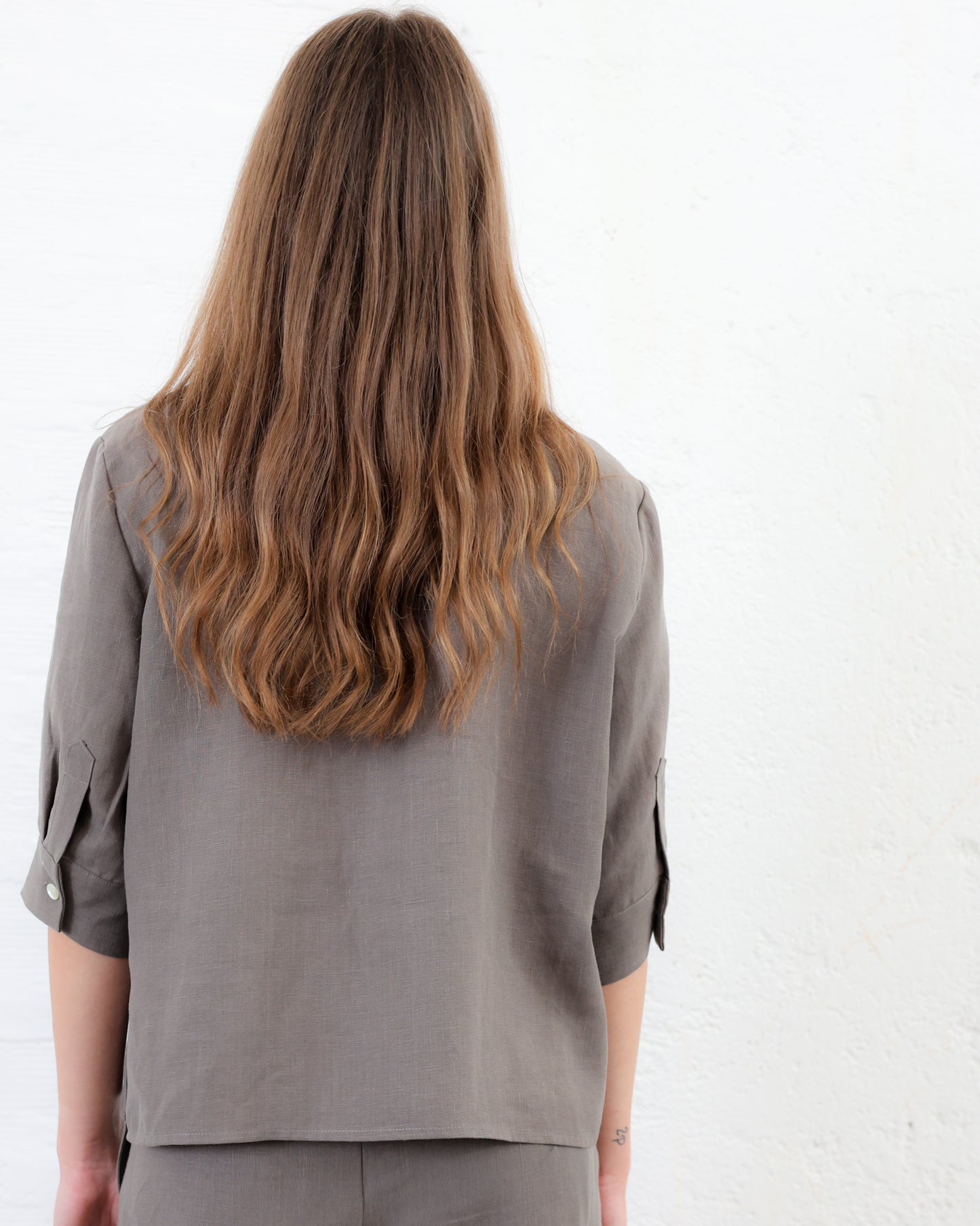 MIRZA 38.38 — Camicia in Lino Italiano — Manifattura Marchigiana, Made in Italy