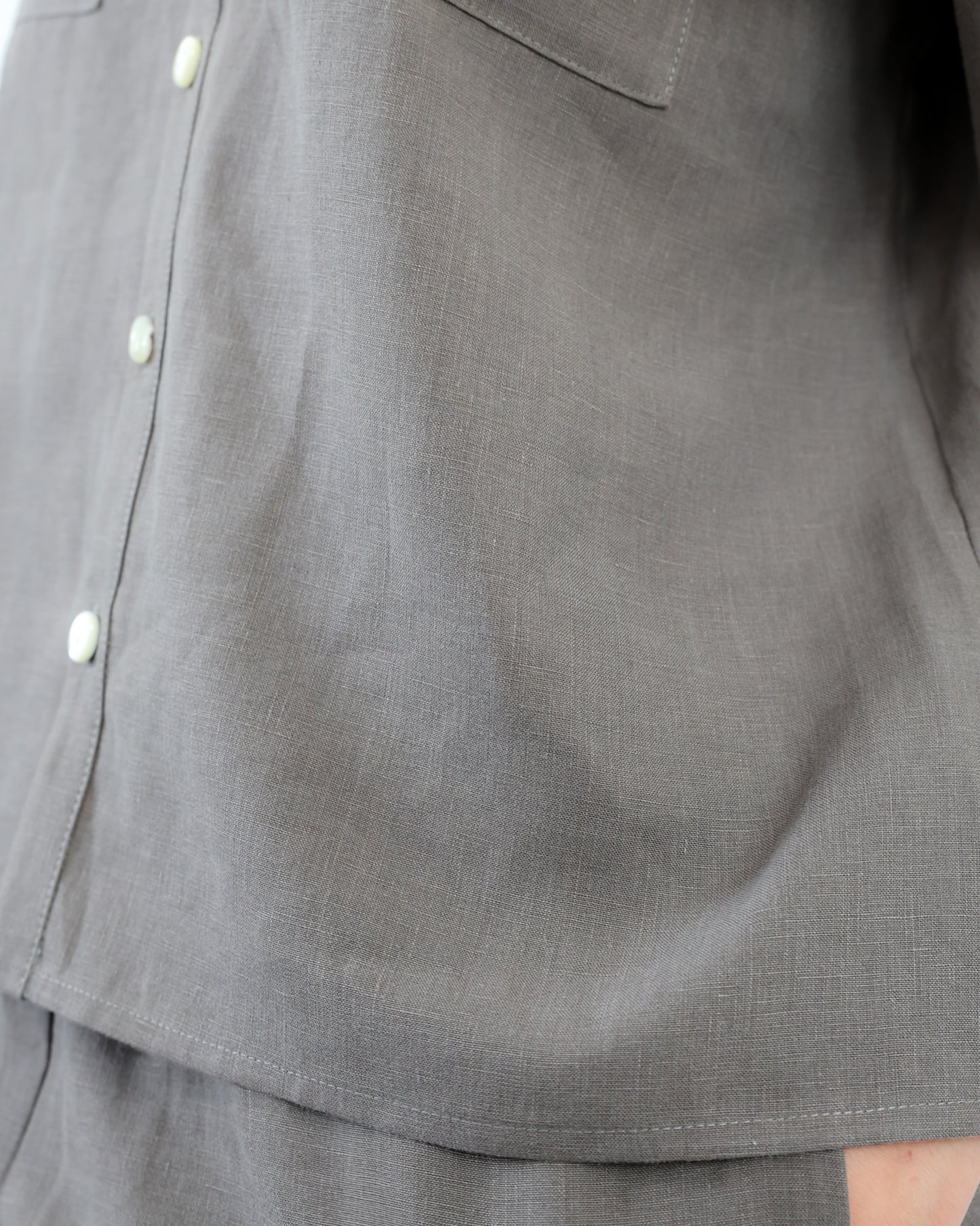 MIRZA 38.38 — Camicia in Lino Italiano — Manifattura Marchigiana, Made in Italy