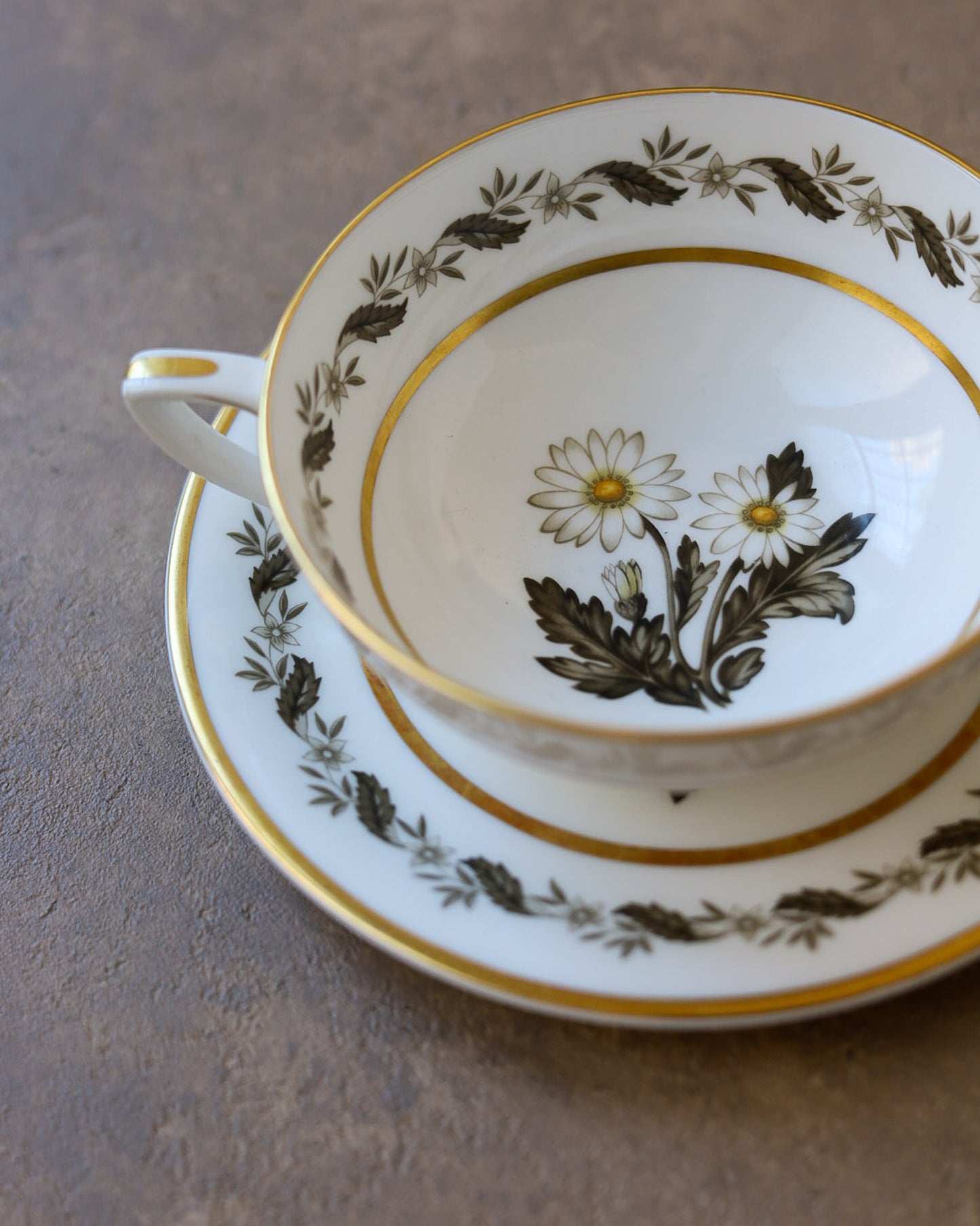 Servizio da Brodo in Porcellana Royal Worcester — Decoro "Bernina" — XX Secolo