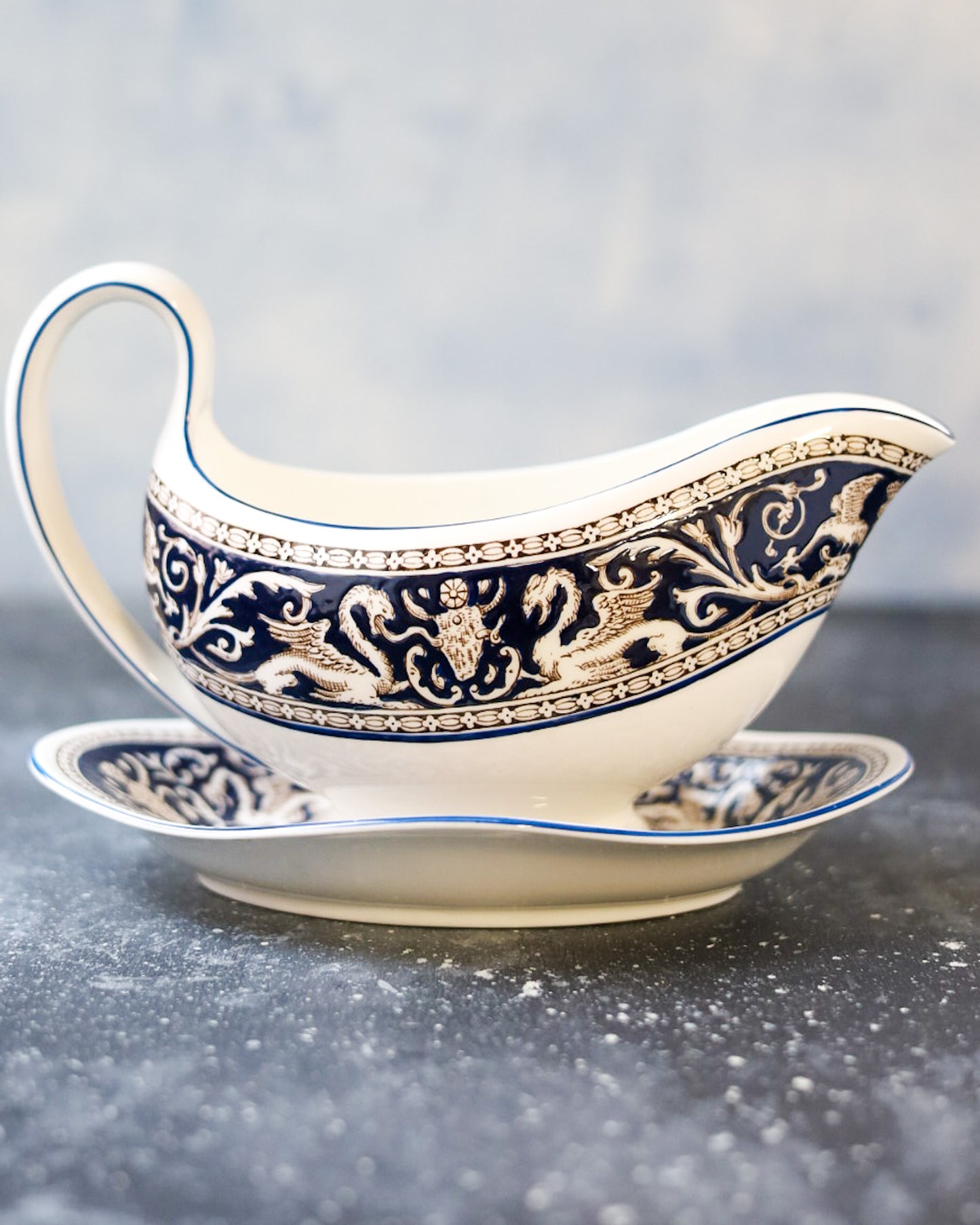 Servizio di piatti Wedgwood Florentine blu w1956