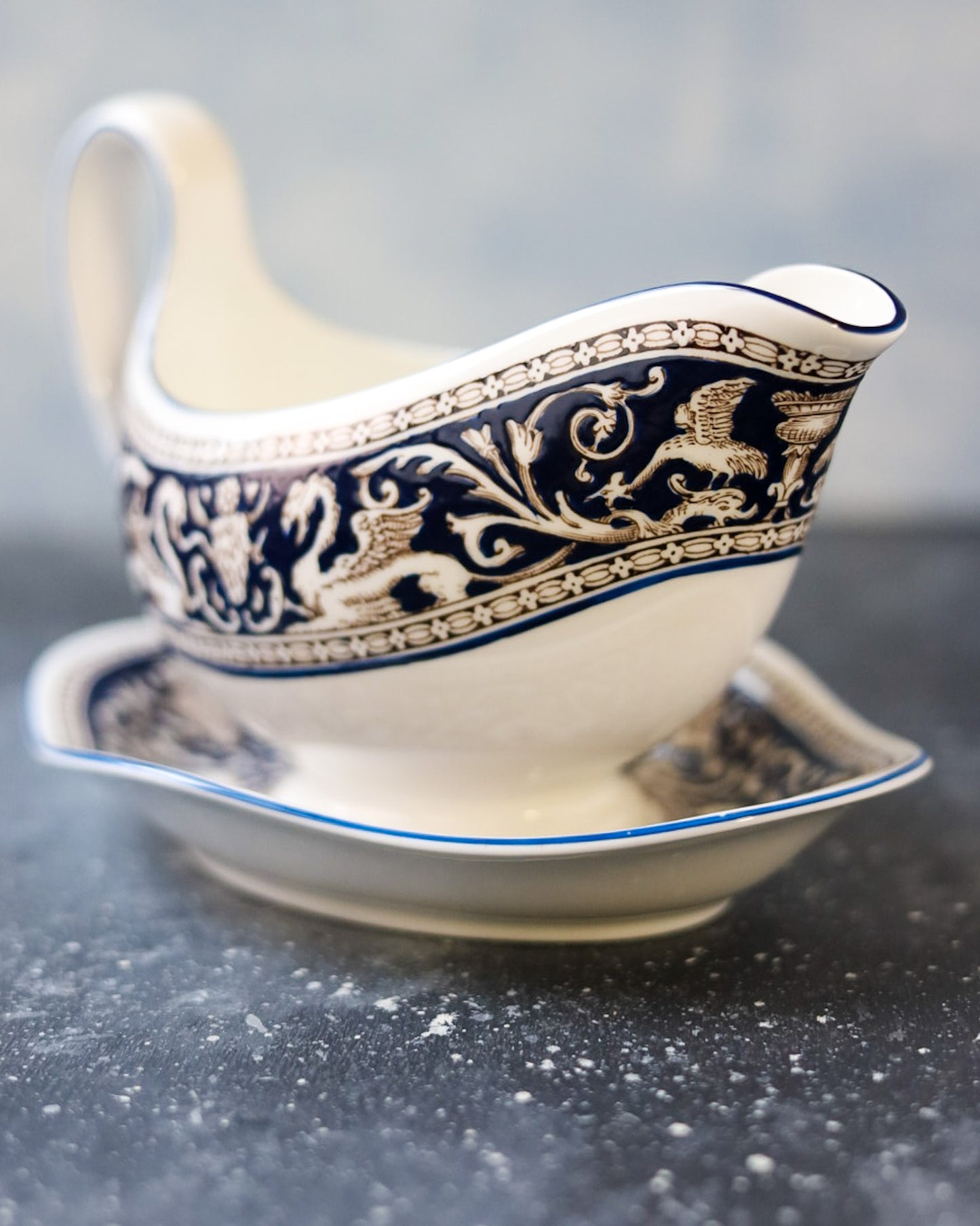 Servizio di piatti Wedgwood Florentine blu w1956