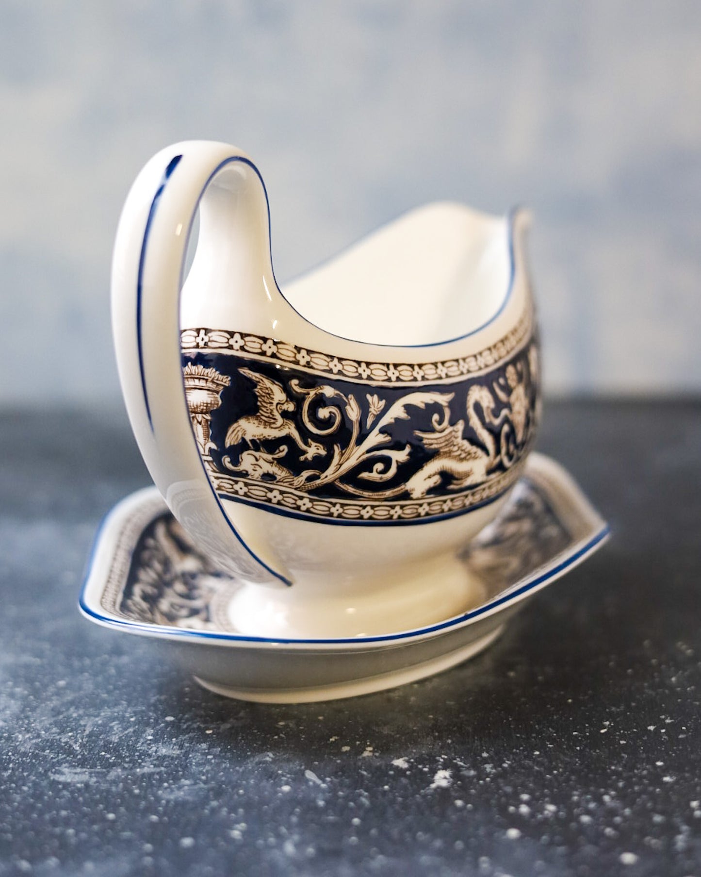 Servizio di piatti Wedgwood Florentine blu w1956