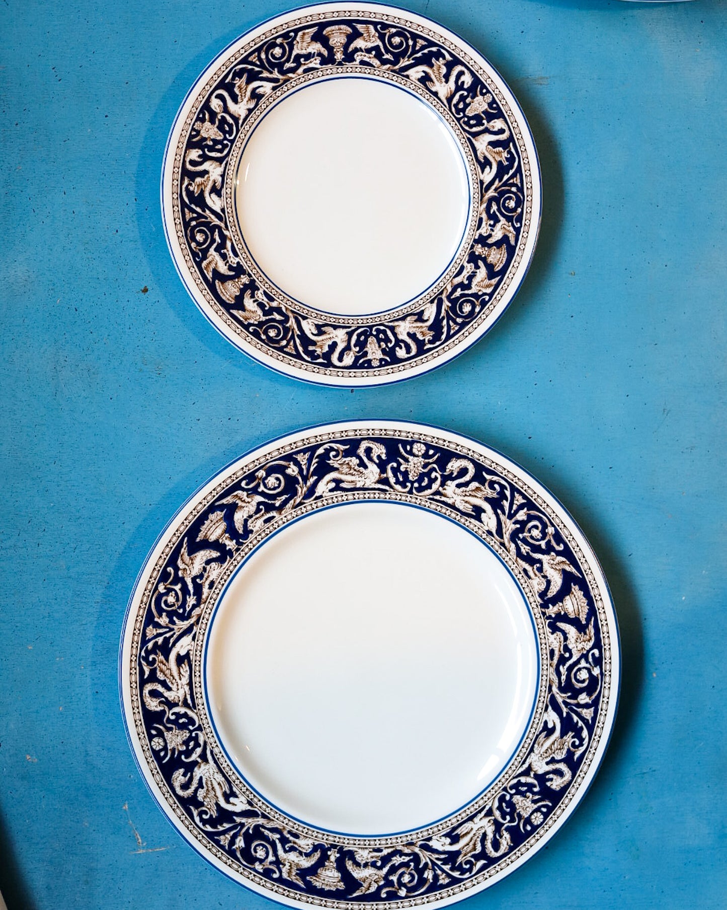 Servizio di piatti Wedgwood Florentine blu w1956