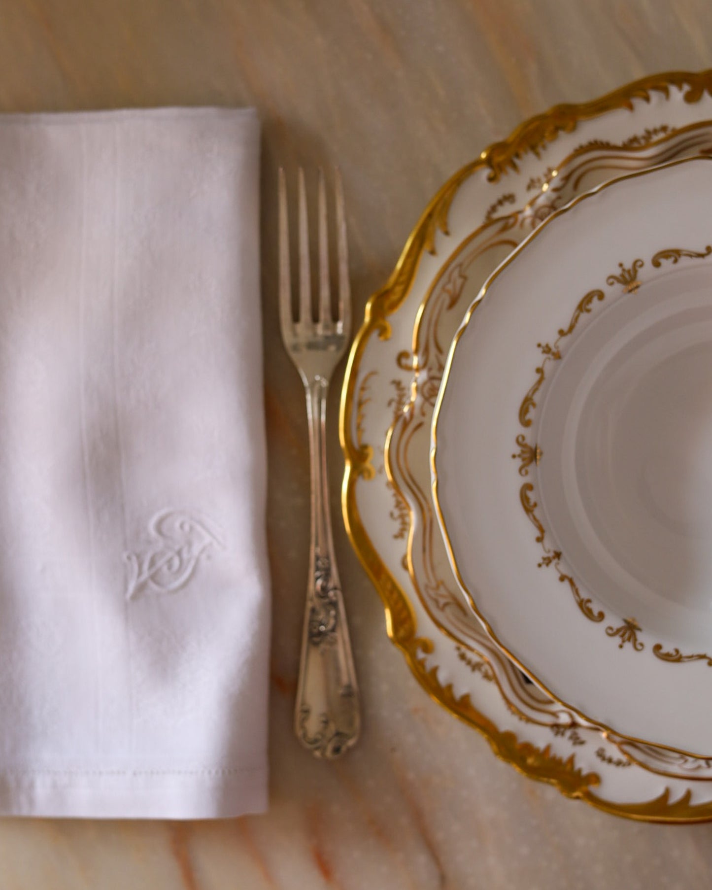 Coppia di Posti Tavola "Mix and Match" — Royal Worcester e Coalport — Porcellana Inglese Fine Bone China
