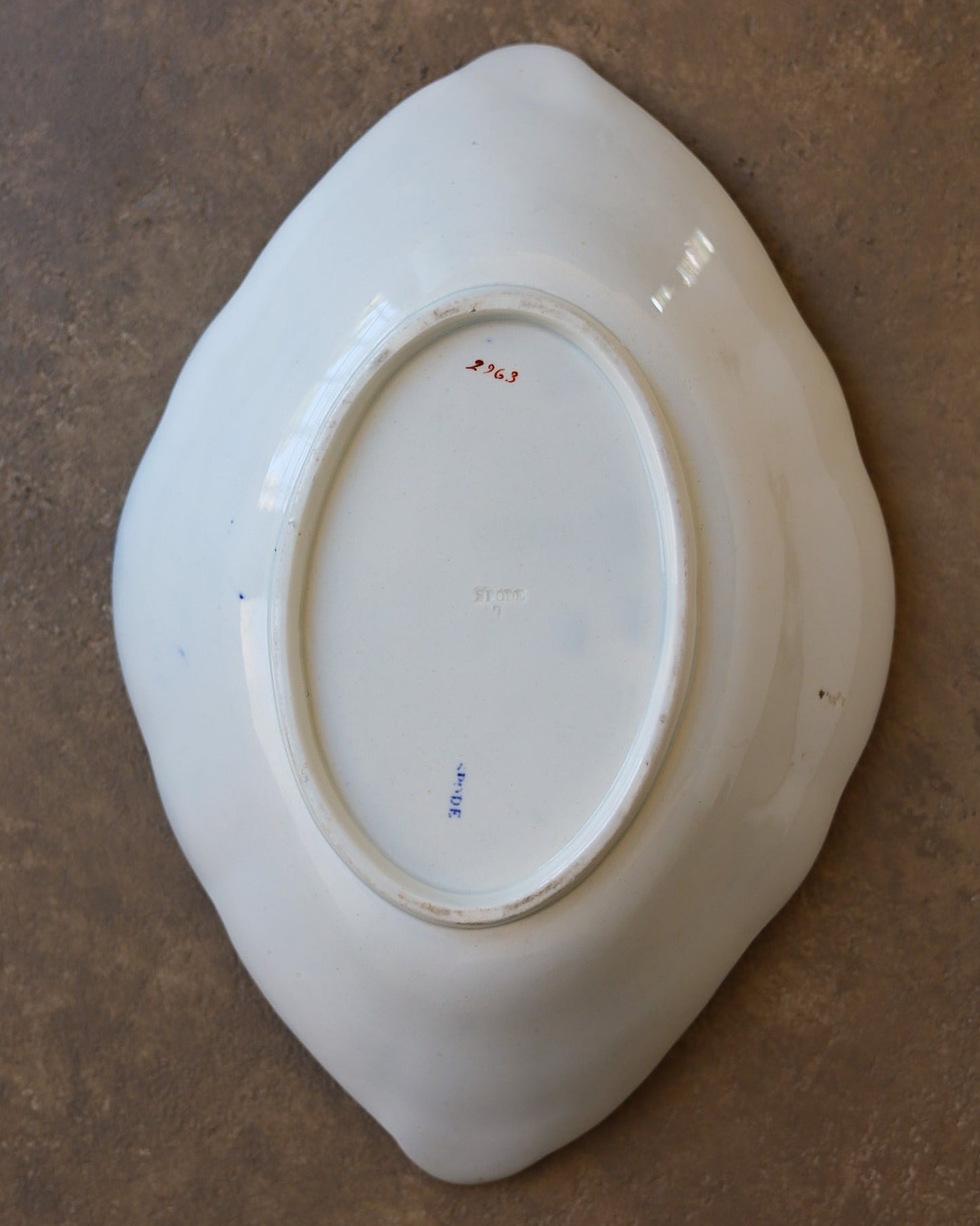 Vassoietto Imari Spode — Porcellana Dipinta a Mano — Pieno XIX Secolo