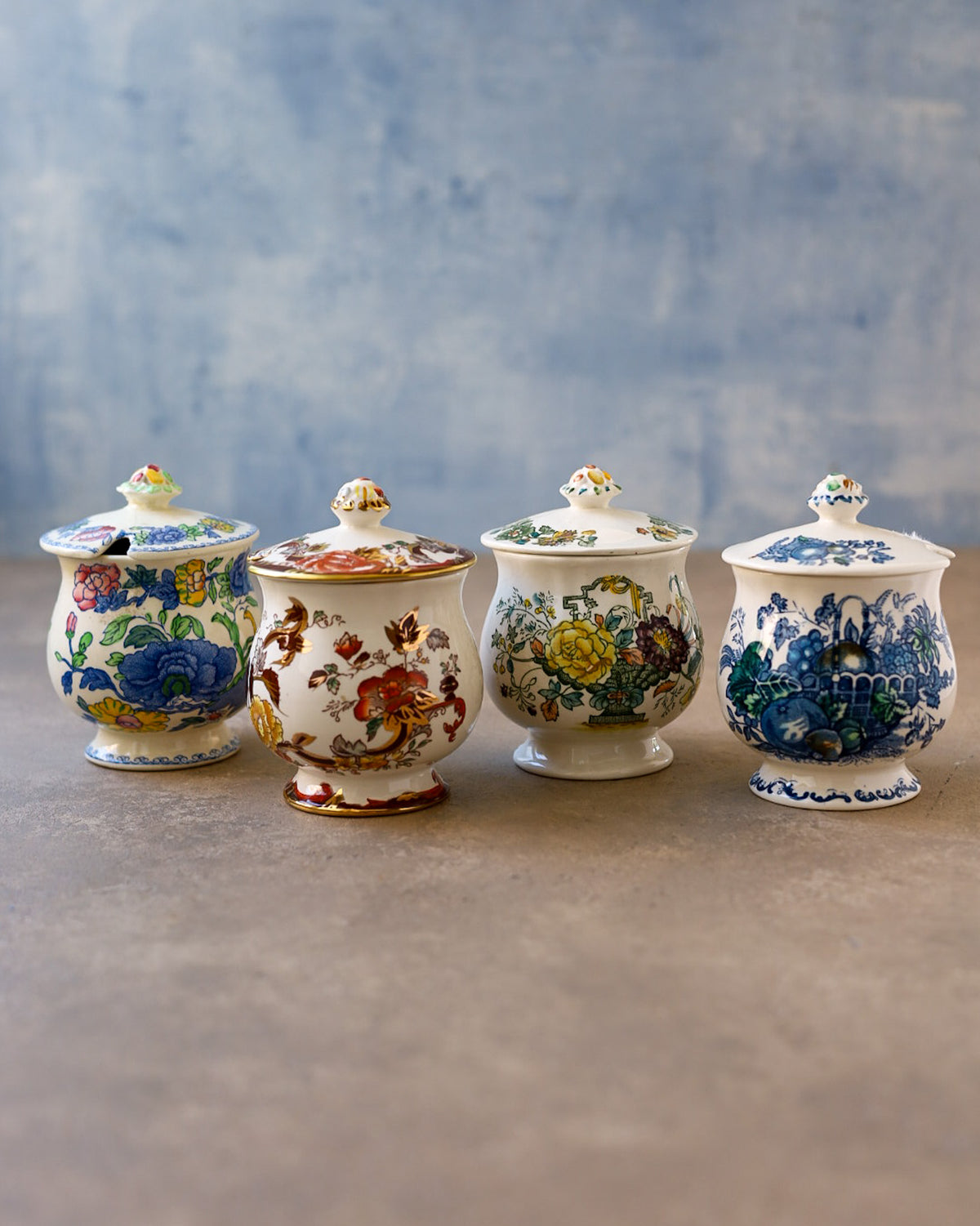 Barattolo da Marmellata in Ceramica Inglese Mason's – Ironstone China, XX Secolo