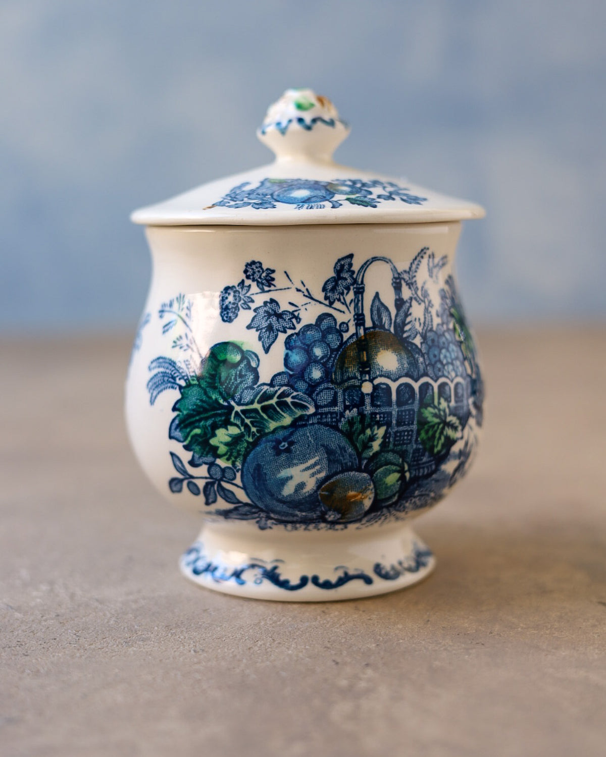 Barattolo da Marmellata in Ceramica Inglese Mason's – Ironstone China, XX Secolo