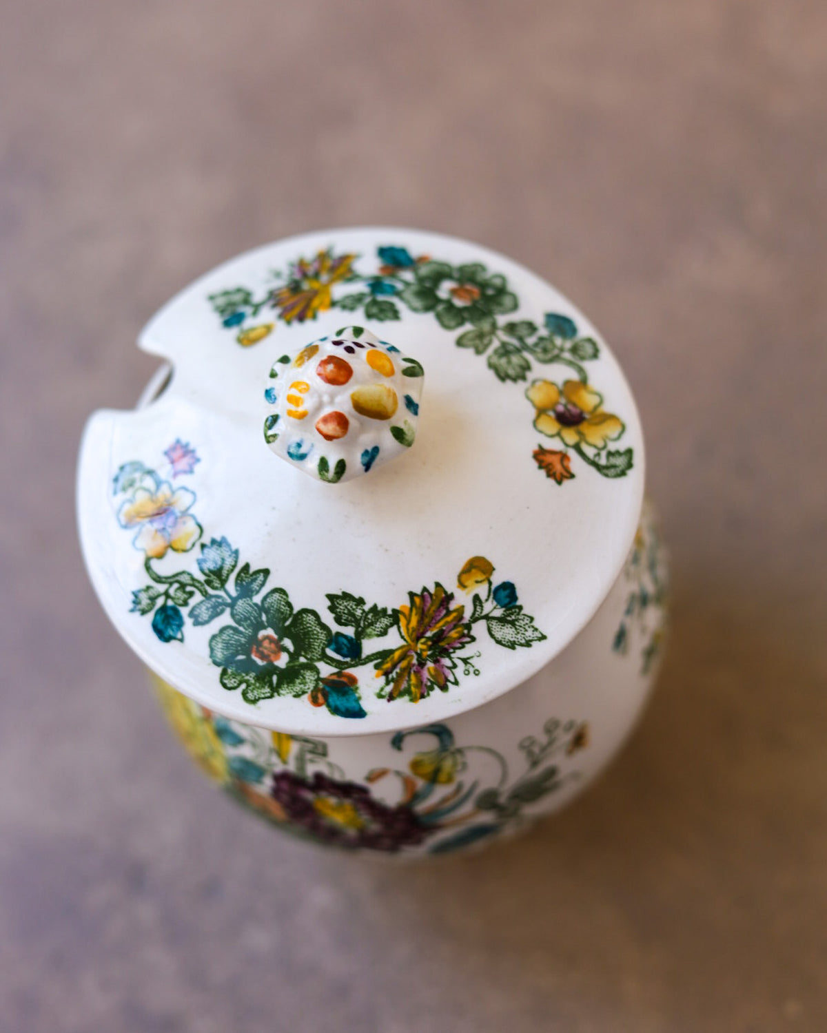 Barattolo da Marmellata in Ceramica Inglese Mason's – Ironstone China, XX Secolo