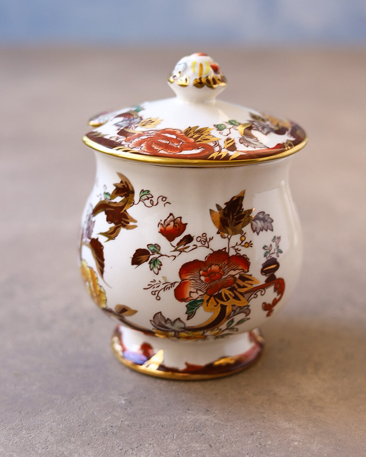 Barattolo da Marmellata in Ceramica Inglese Mason's – Ironstone China, XX Secolo