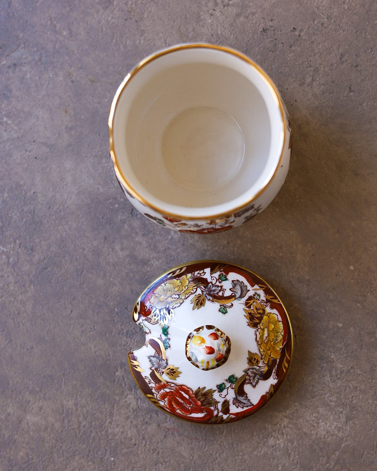 Barattolo da Marmellata in Ceramica Inglese Mason's – Ironstone China, XX Secolo