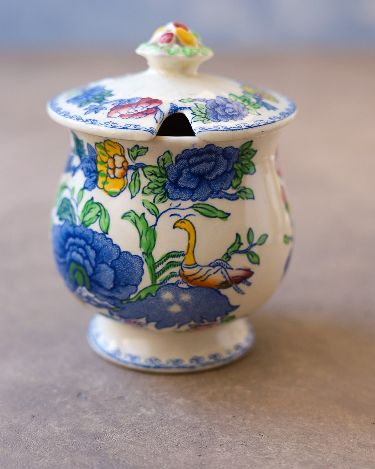 Barattolo da Marmellata in Ceramica Inglese Mason's – Ironstone China, XX Secolo