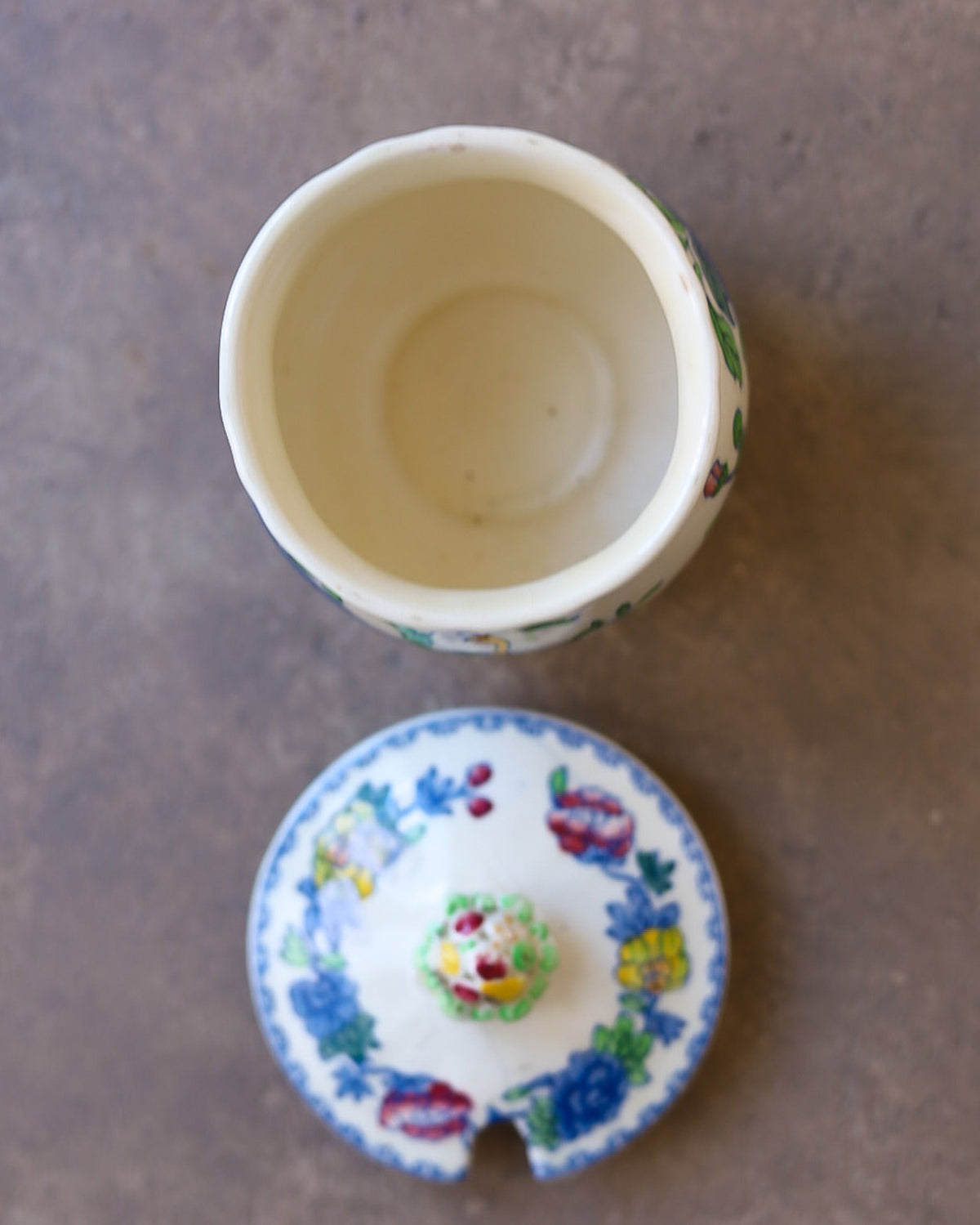 Barattolo da Marmellata in Ceramica Inglese Mason's – Ironstone China, XX Secolo