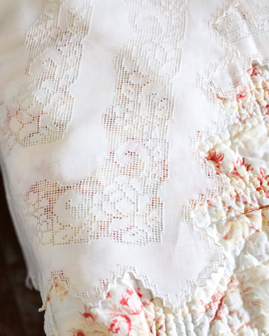 Lenzuolo in lino bianco sfilato siciliano matrimoniale nuovo in scatola