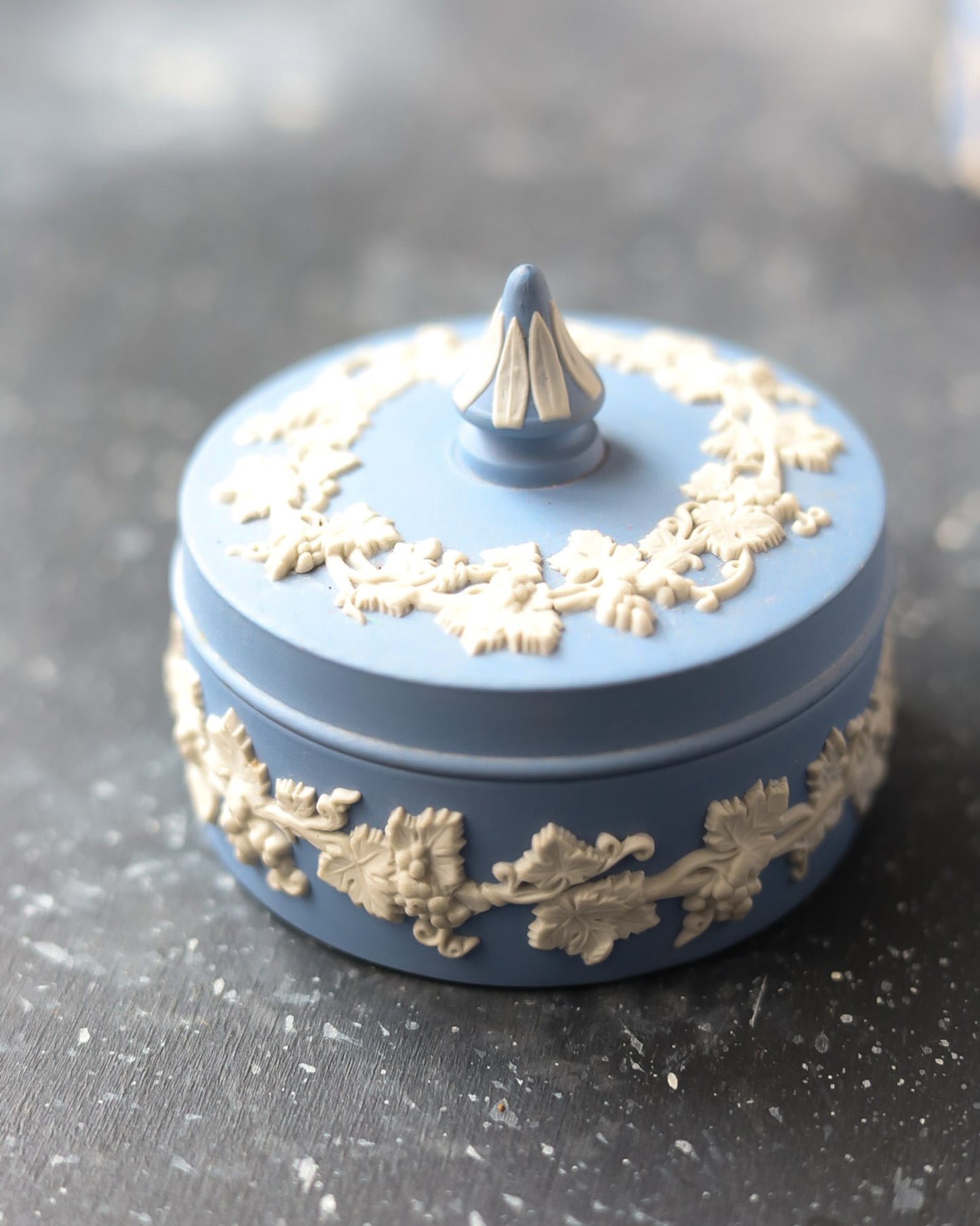 Scatoline Wedgwood Jasperware - Collezione di Forme Diverse - Blu Classico - Inghilterra