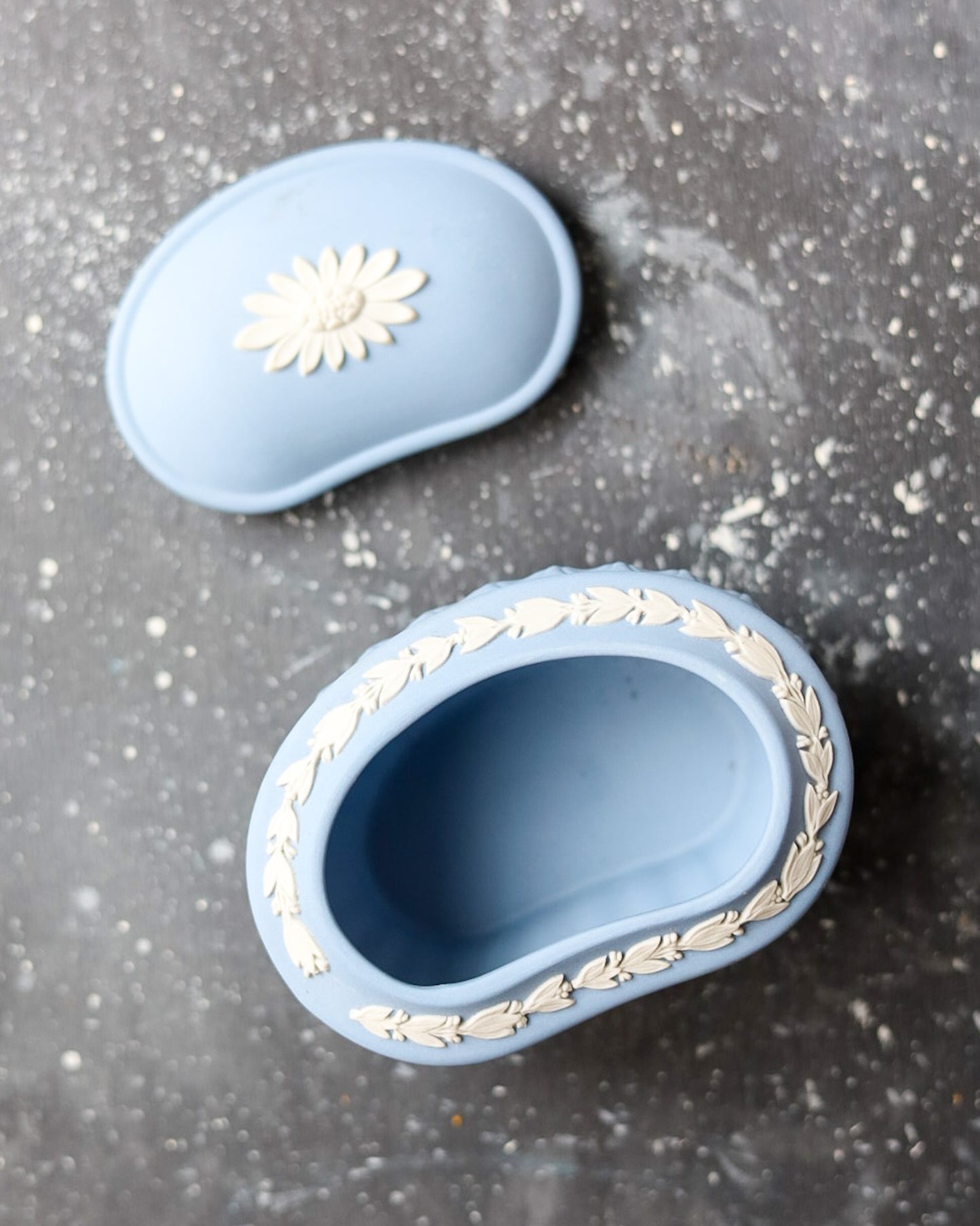 Scatoline Wedgwood Jasperware - Collezione di Forme Diverse - Blu Classico - Inghilterra