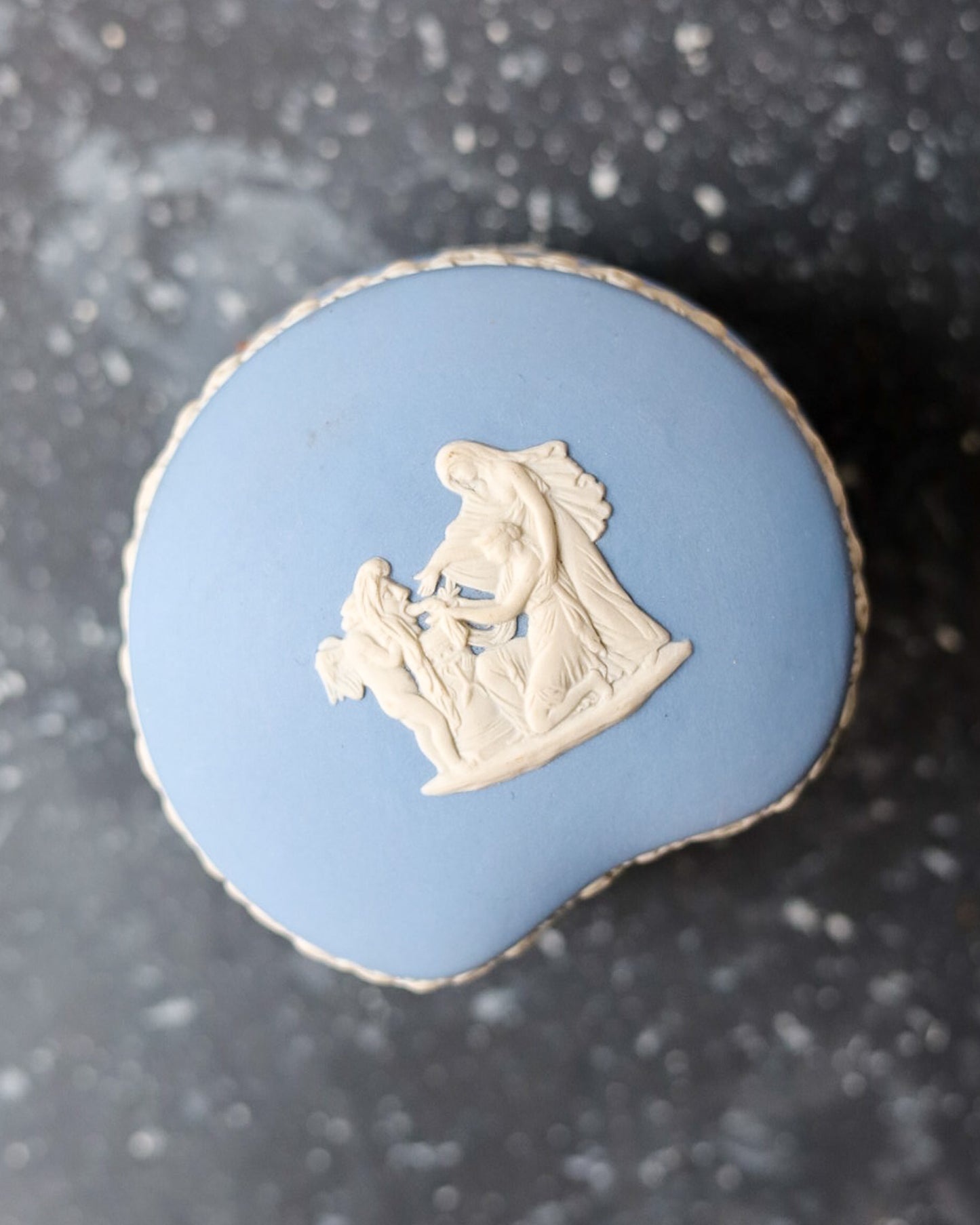 Scatoline Wedgwood Jasperware - Collezione di Forme Diverse - Blu Classico - Inghilterra