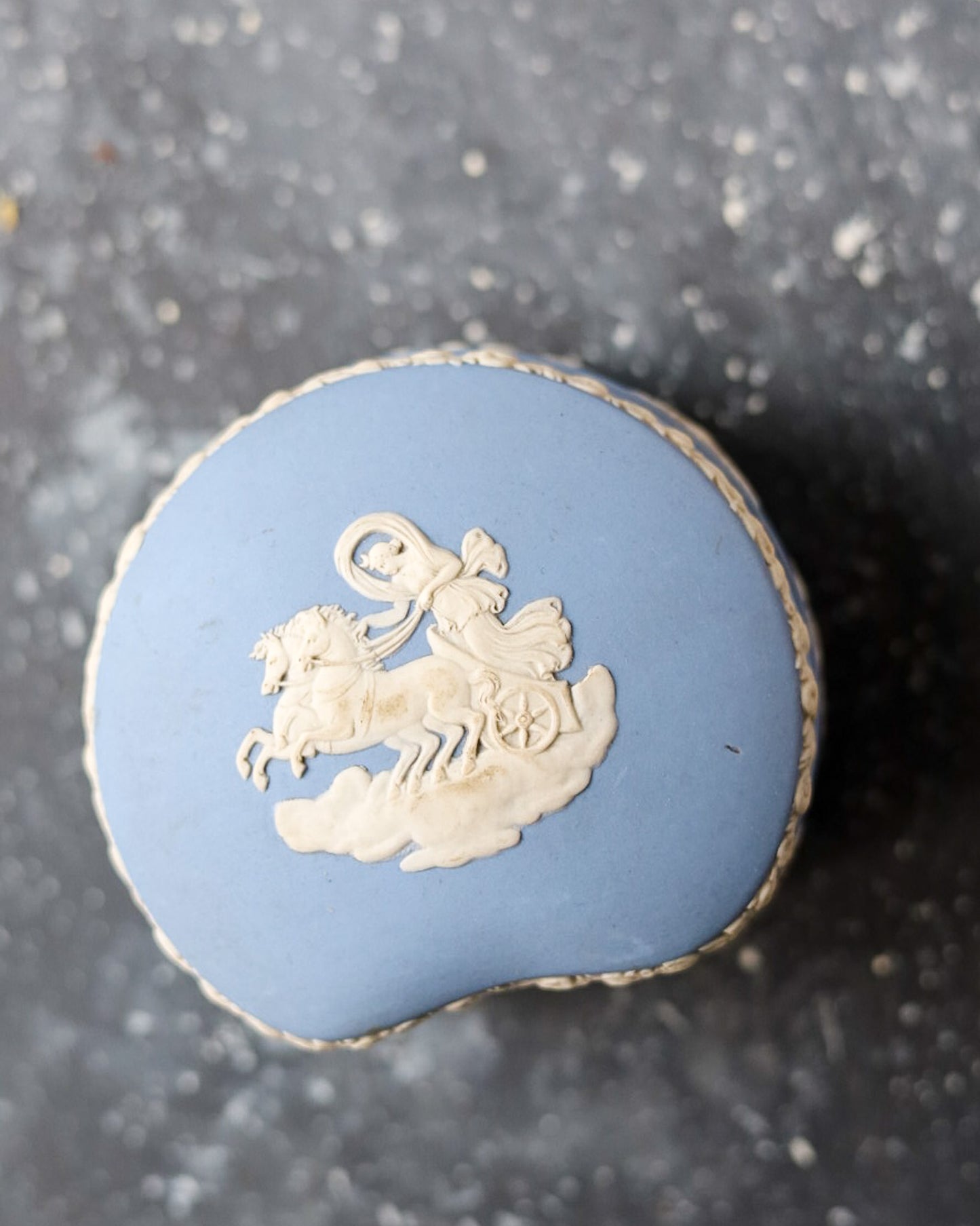 Scatoline Wedgwood Jasperware - Collezione di Forme Diverse - Blu Classico - Inghilterra