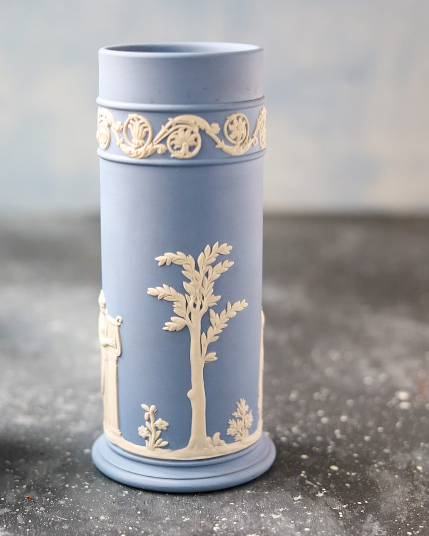 Vasi Decorativi Wedgwood Jasperware - Collezione Neoclassica - Blu Classico - Inghilterra