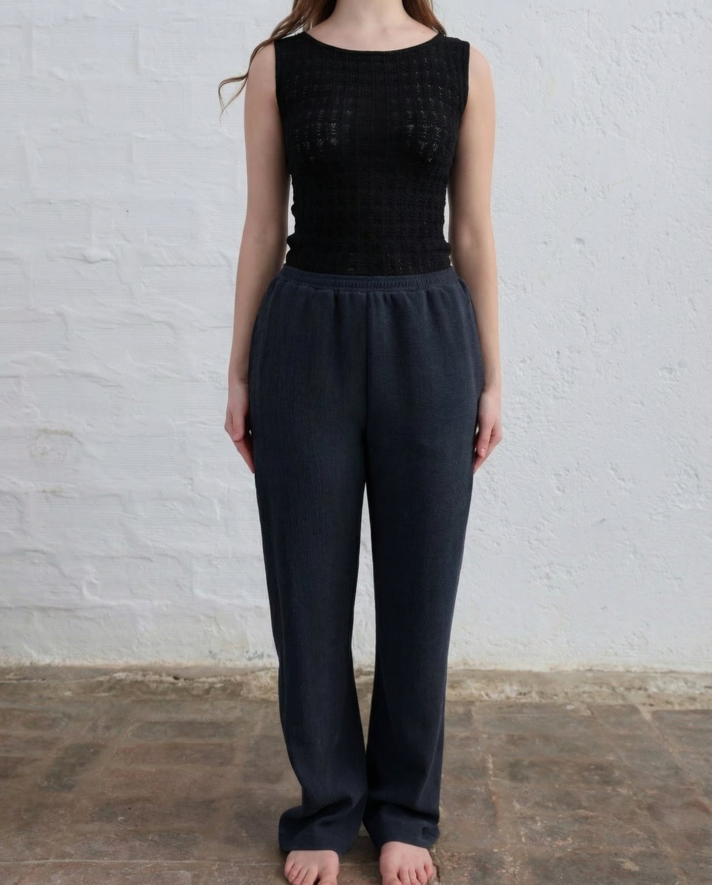 Canotta in Pizzo di Lana Zegna Baruffa — Made in Italy