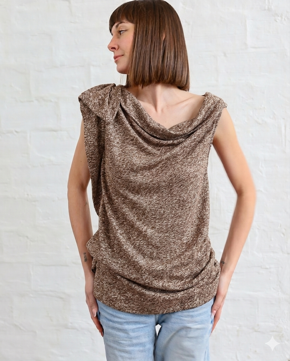 LOVE 21.21 — Canotta in Lino e Seta Tussah — Maglificio Artigianale Veneto, Made in Italy