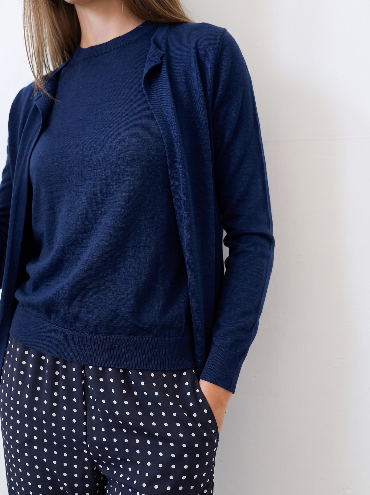 LISE 22.22 — Cardigan in Cashmere e Seta — Filato Cariaggi Jaipur, Maglificio Veneto, Made in Italy